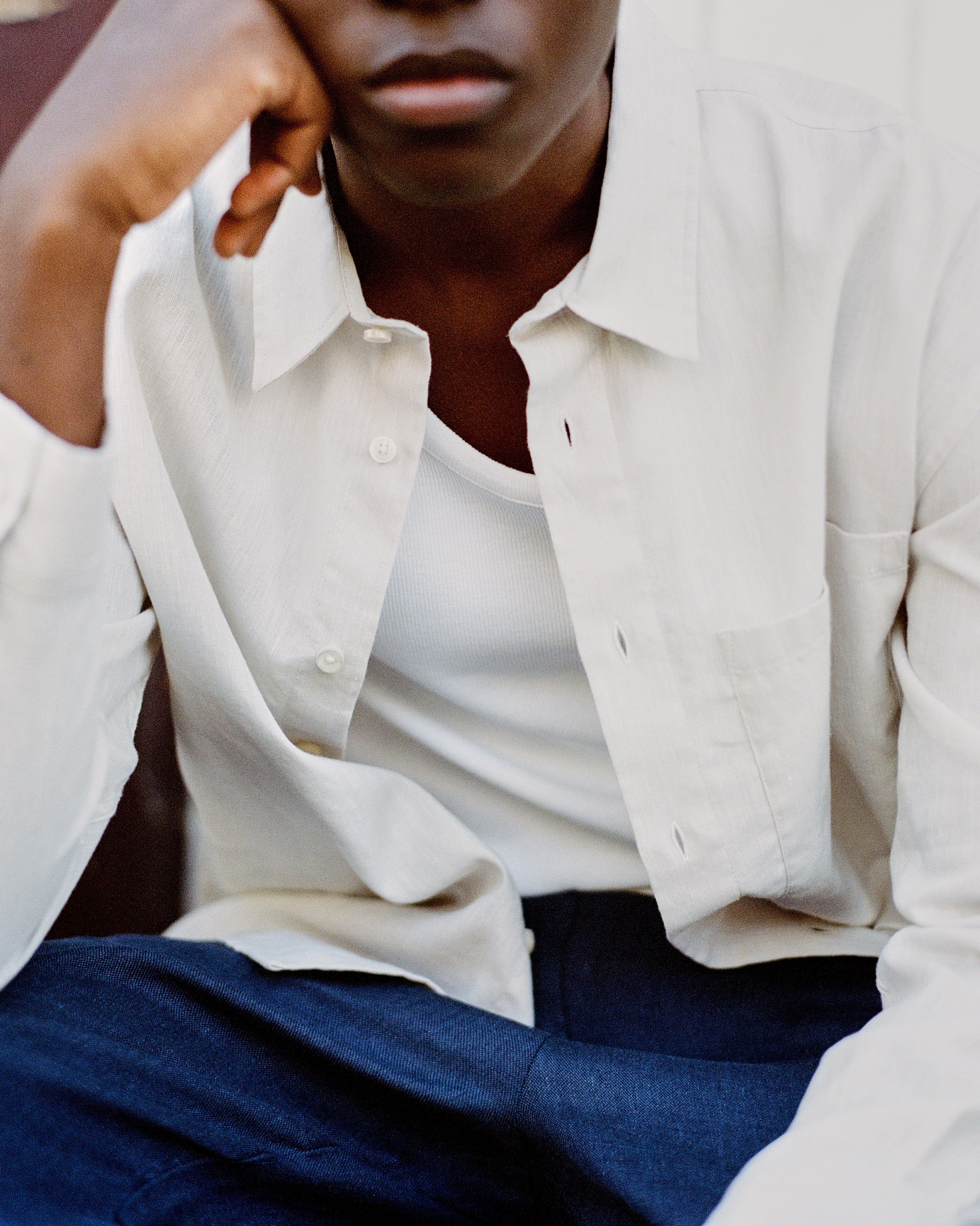Men’s Cairo Linen Shirt in Natural