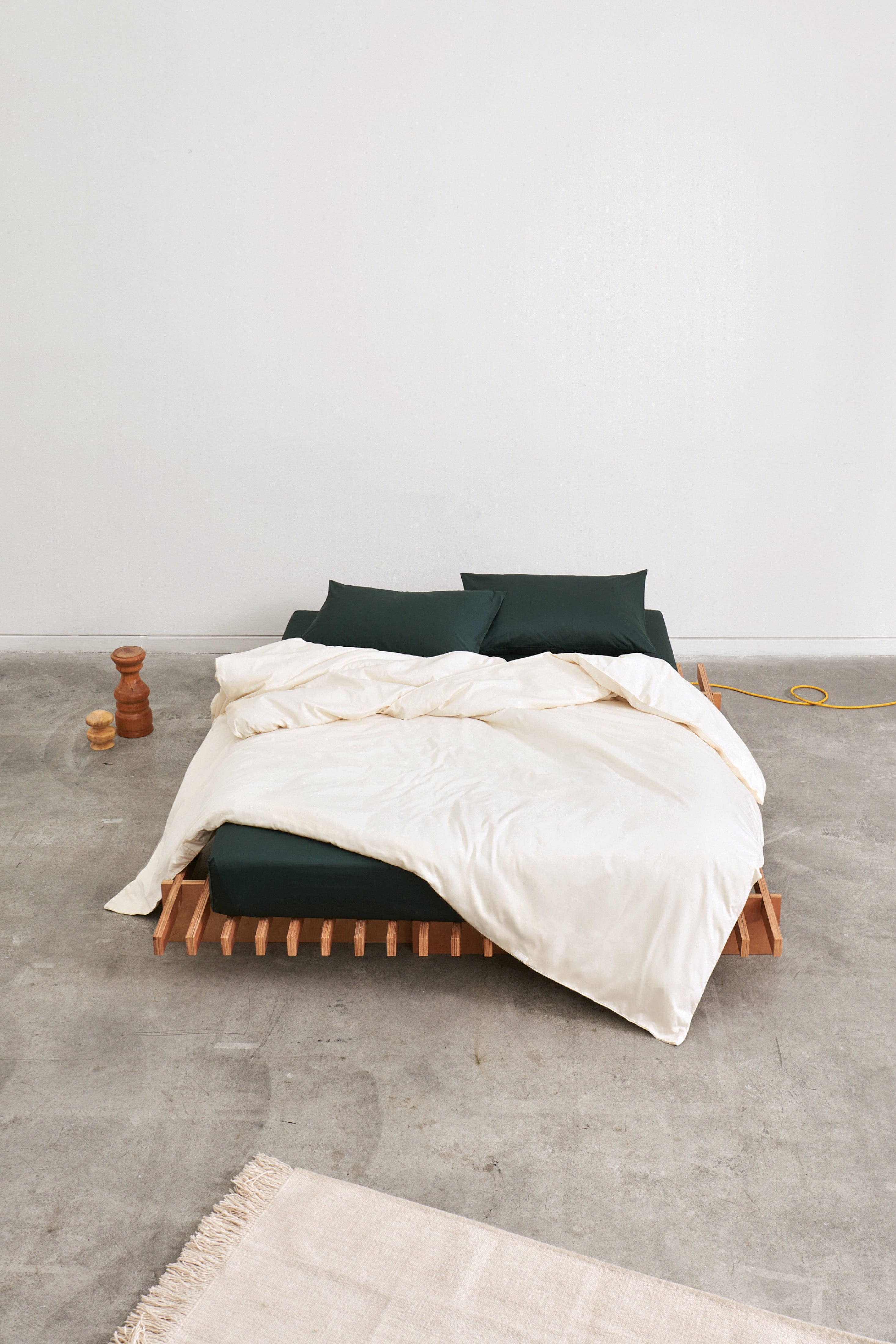 Duvet Cover and Sham Set in Natural