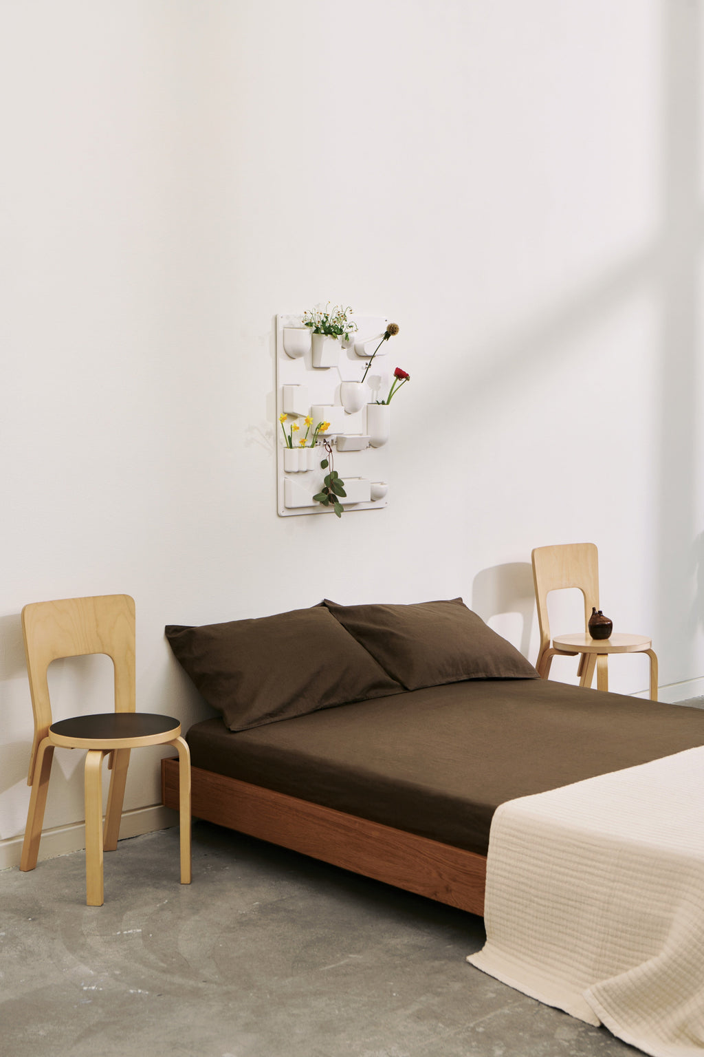 Linen Fitted Sheet and Pillow Set