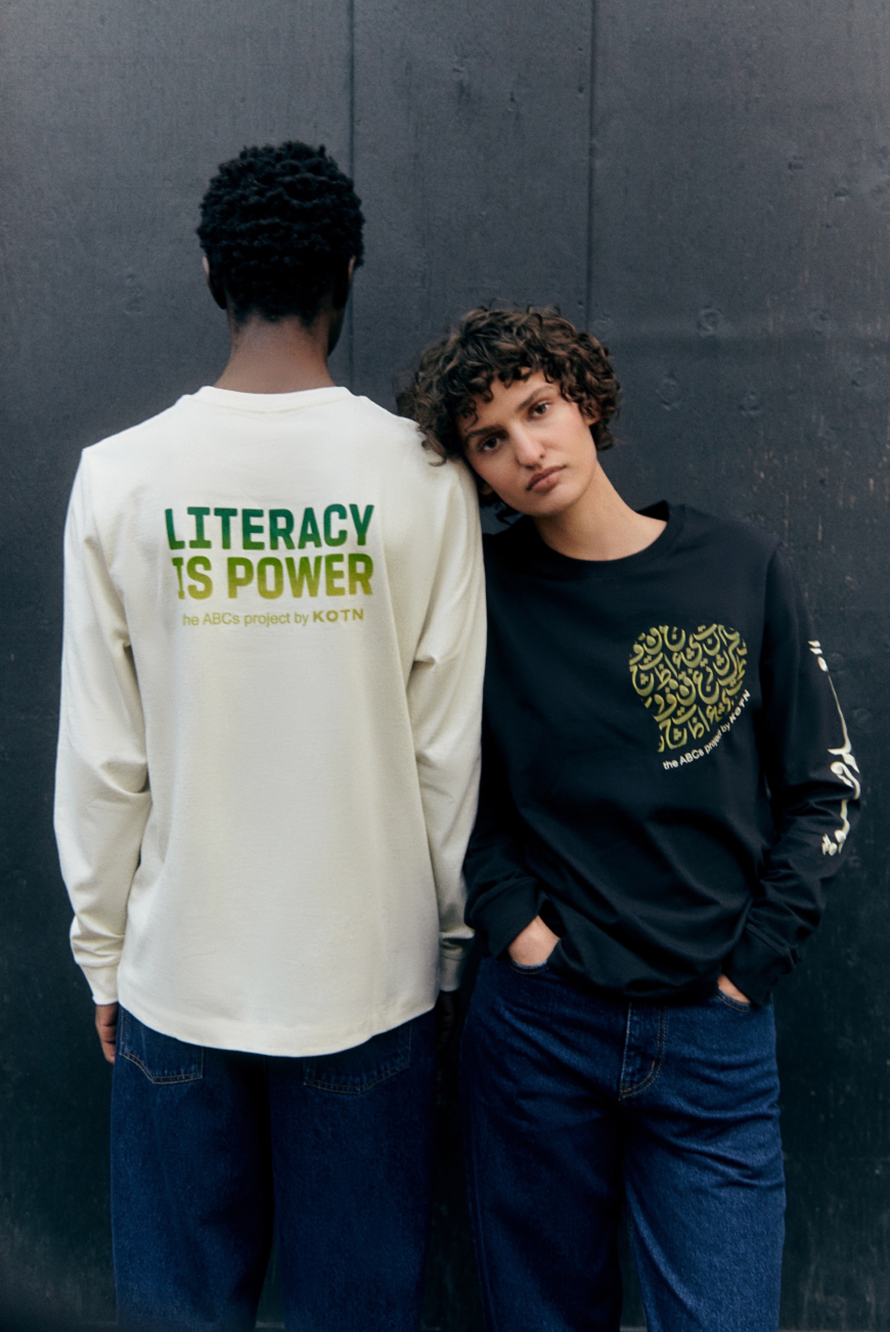 ABCs Graphic Longsleeve in Black