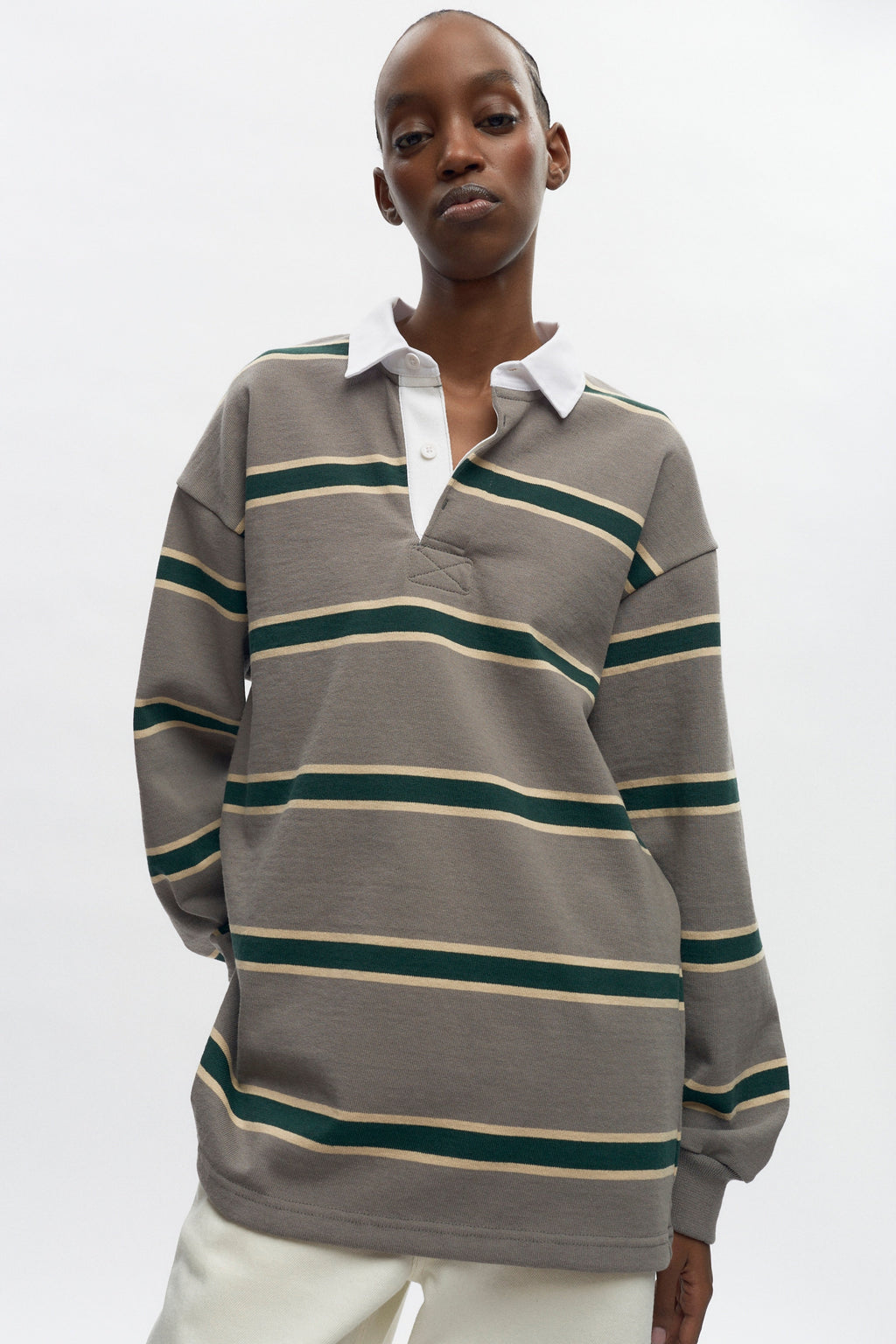 Men's Barbarian Rugby in Bottle/Beige/Graphite