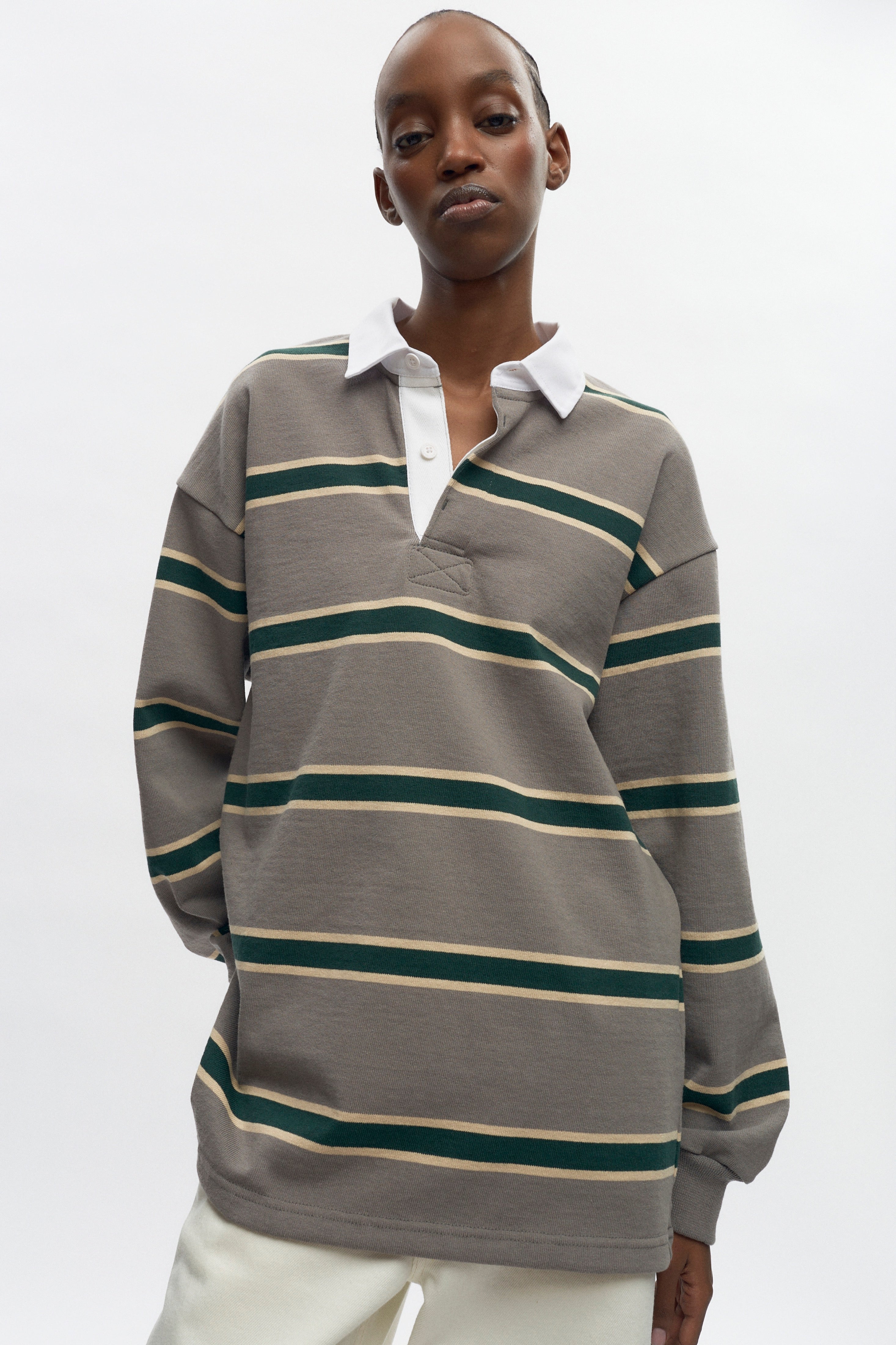 Men's Barbarian Rugby in Bottle/Beige/Graphite