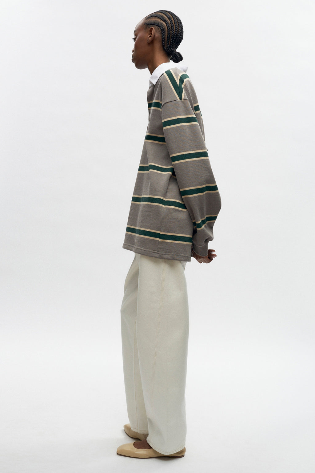 Men's Barbarian Rugby in Bottle/Beige/Graphite