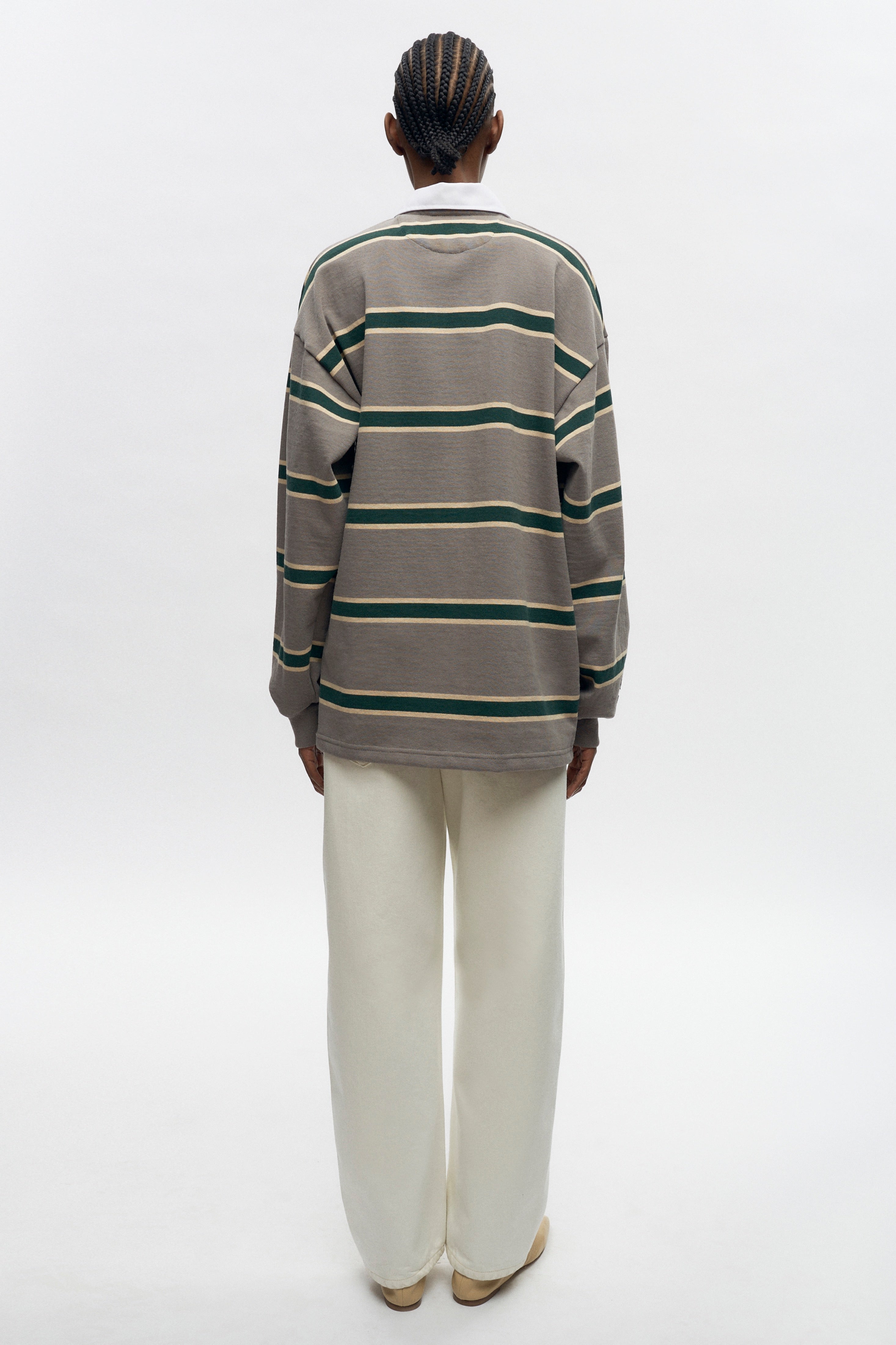 Men's Barbarian Rugby in Bottle/Beige/Graphite