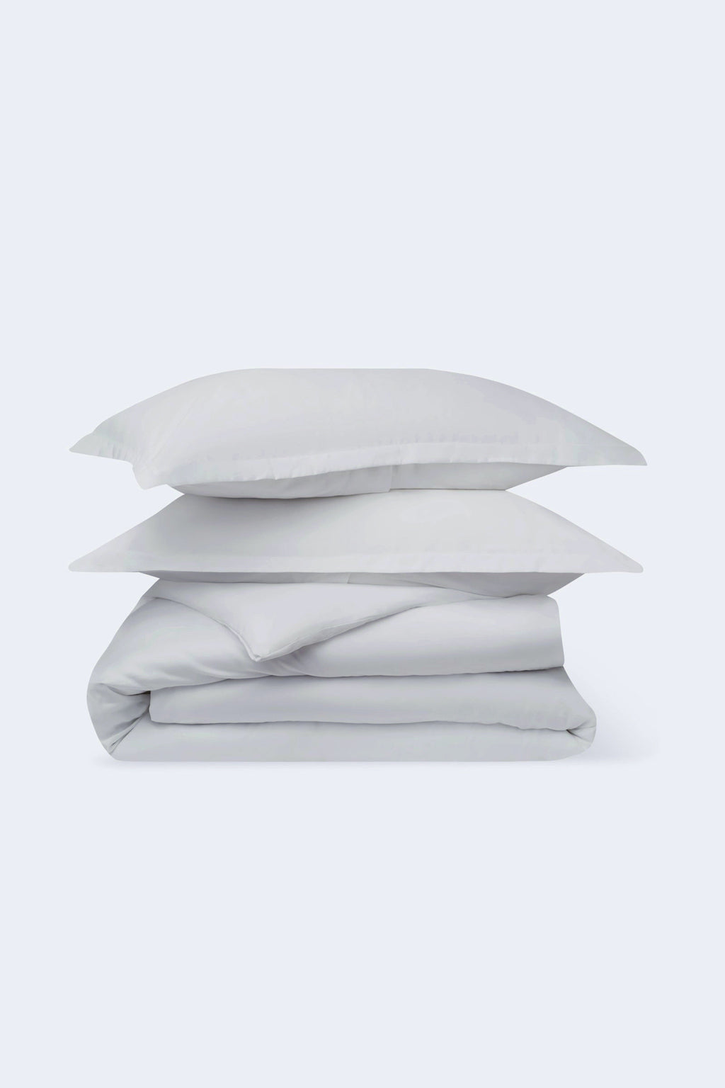 Duvet Cover and Sham Set in Aluminum