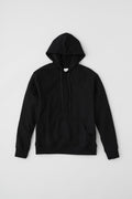 French Terry Hoodie in Black