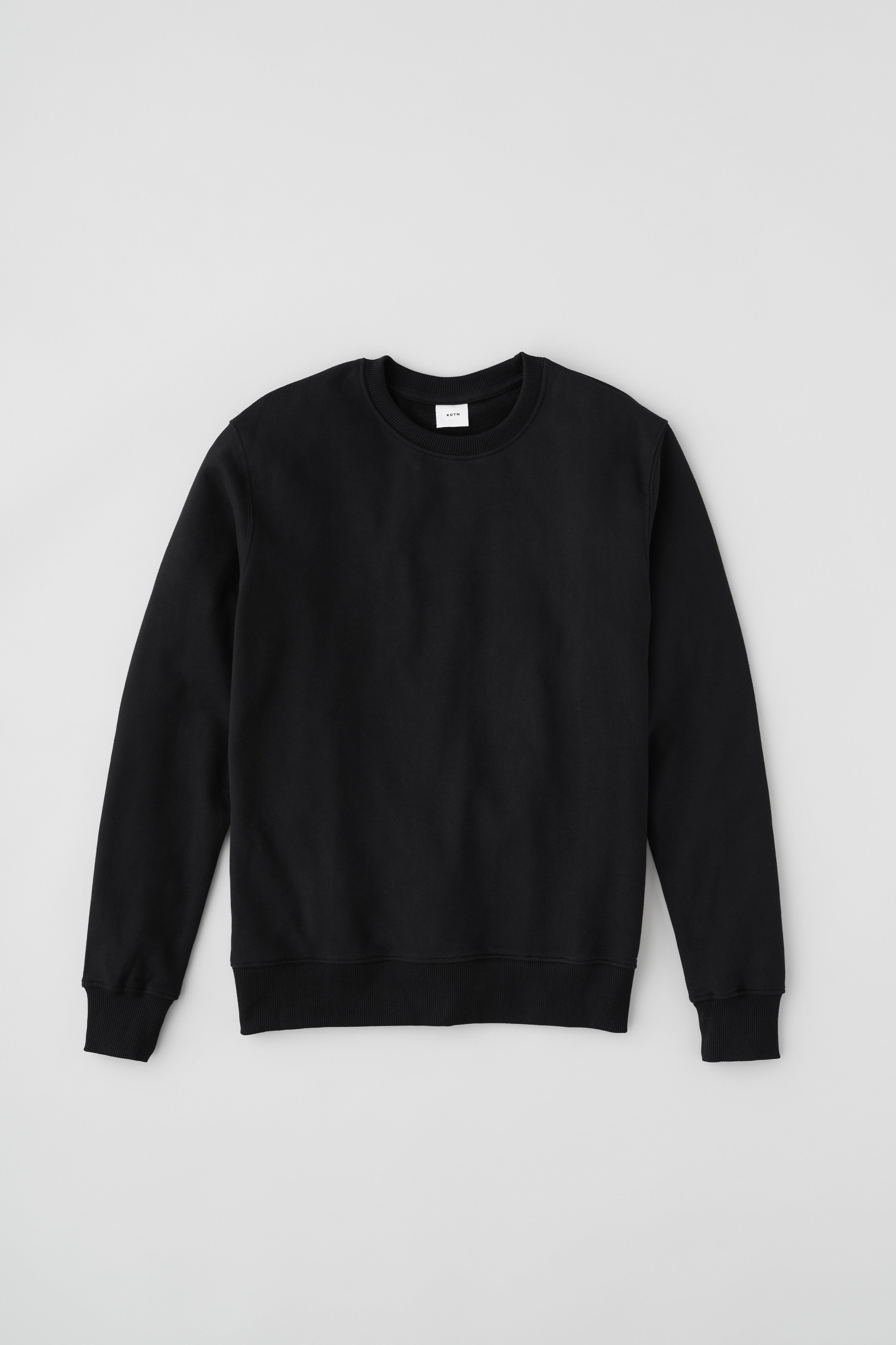Unisex French Terry Sweatshirt in Black