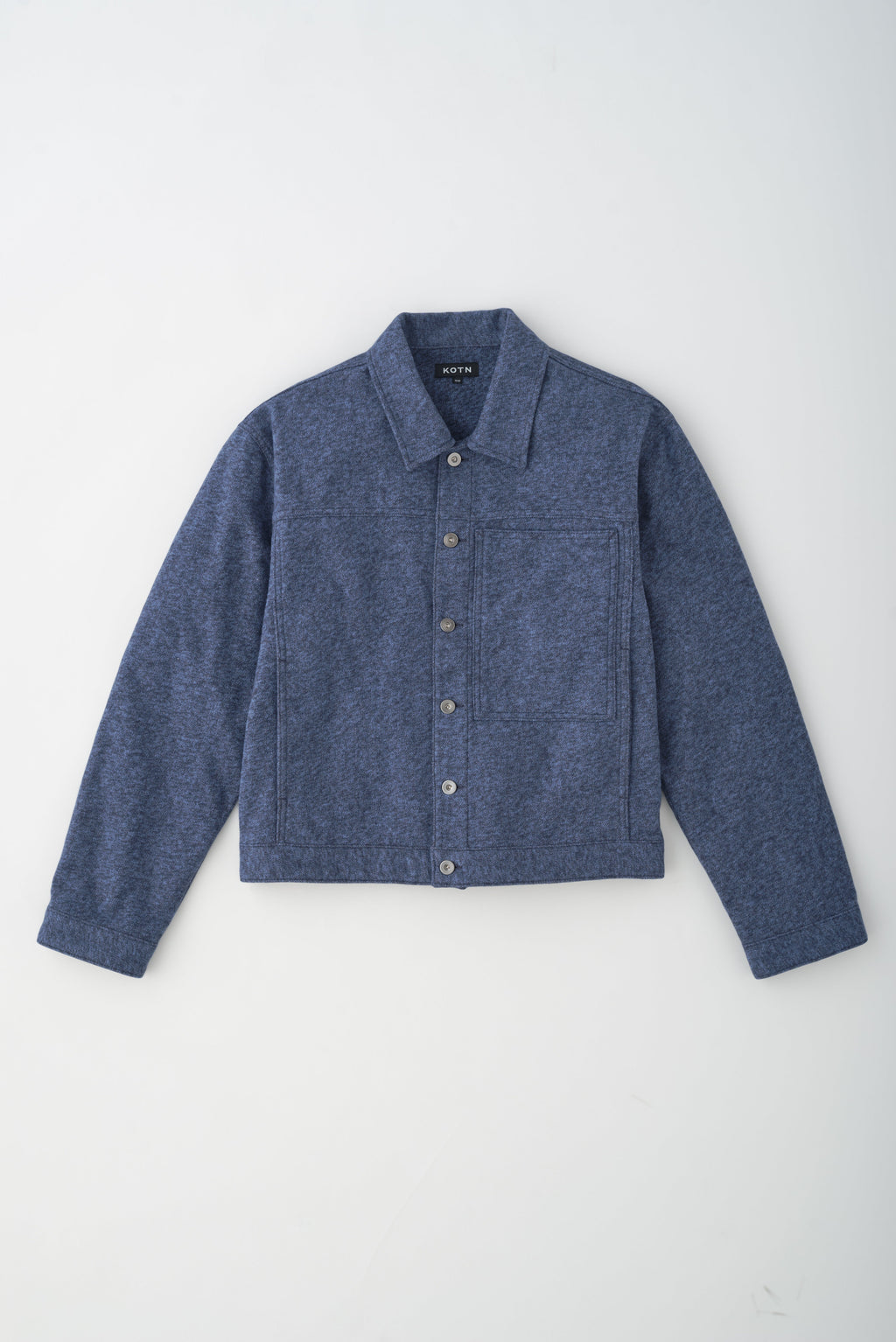 Flannel Esna Jacket in Denim Herringbone