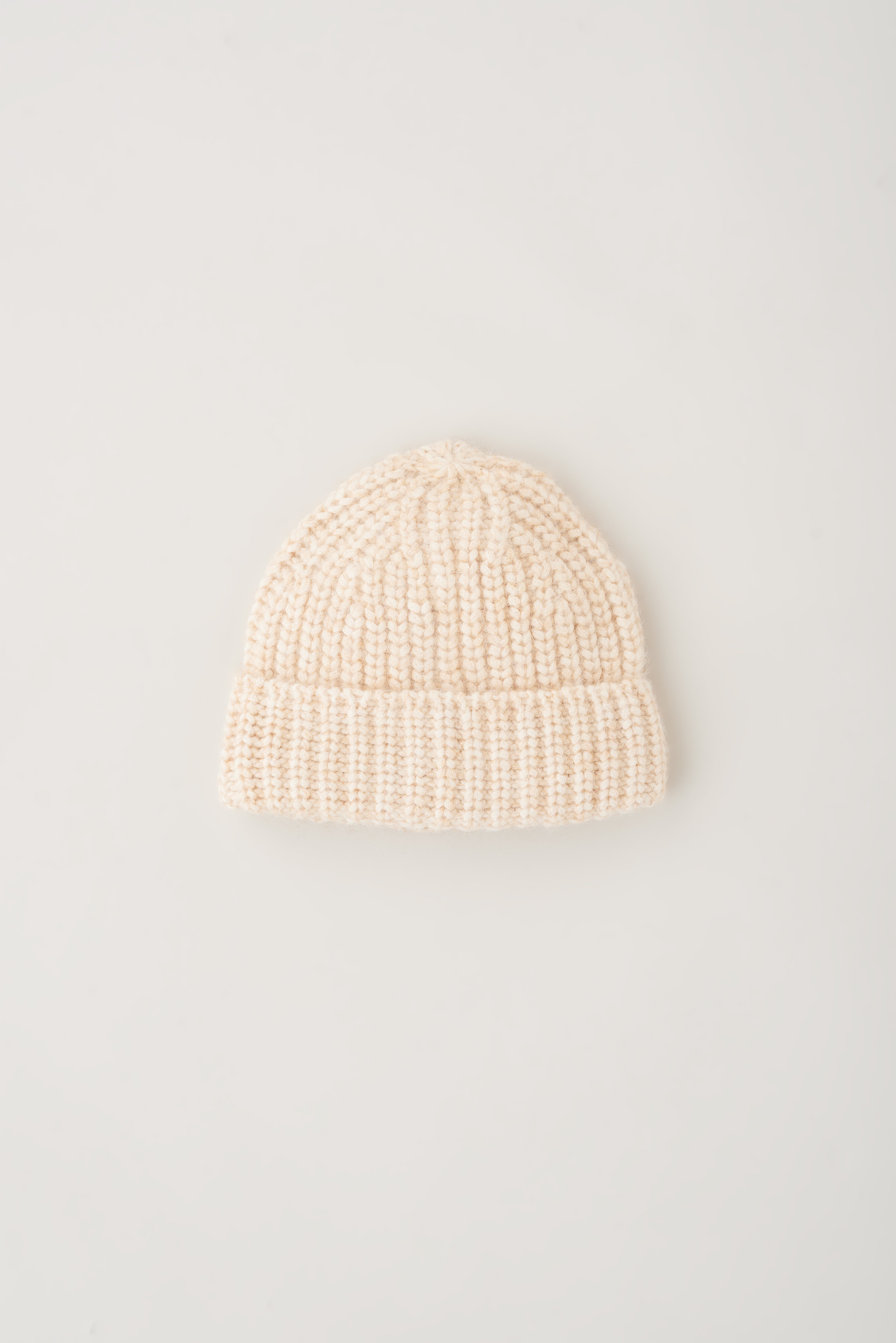 Fuzzy Beanie in Alabaster