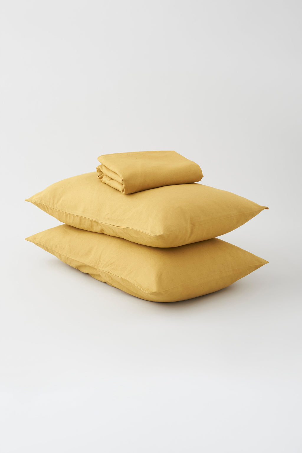 Linen Fitted Sheet and Pillow Set