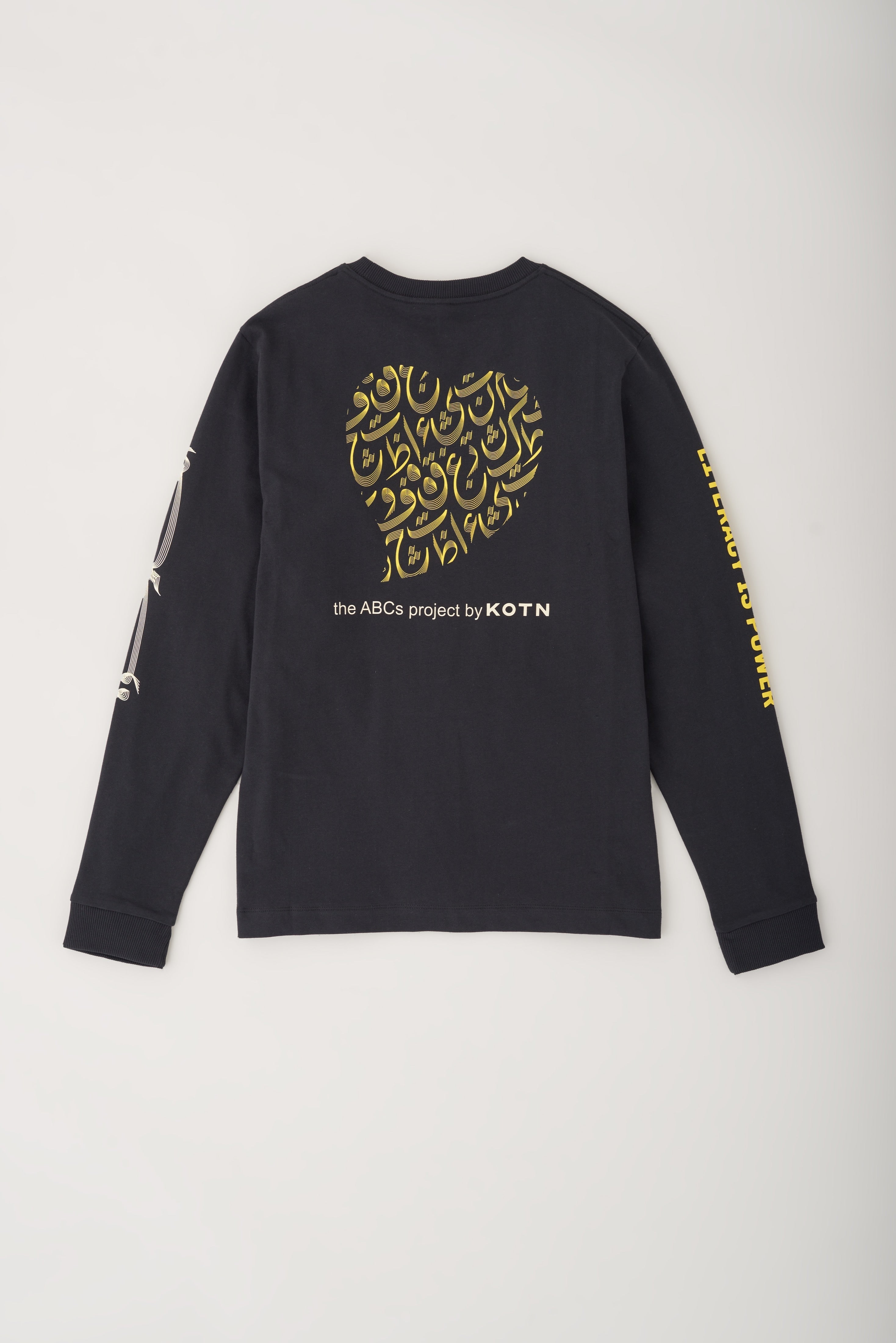 ABCs Graphic Longsleeve in Black
