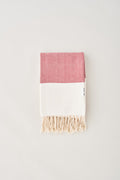 Hammam Towel in Scarlet Stripe