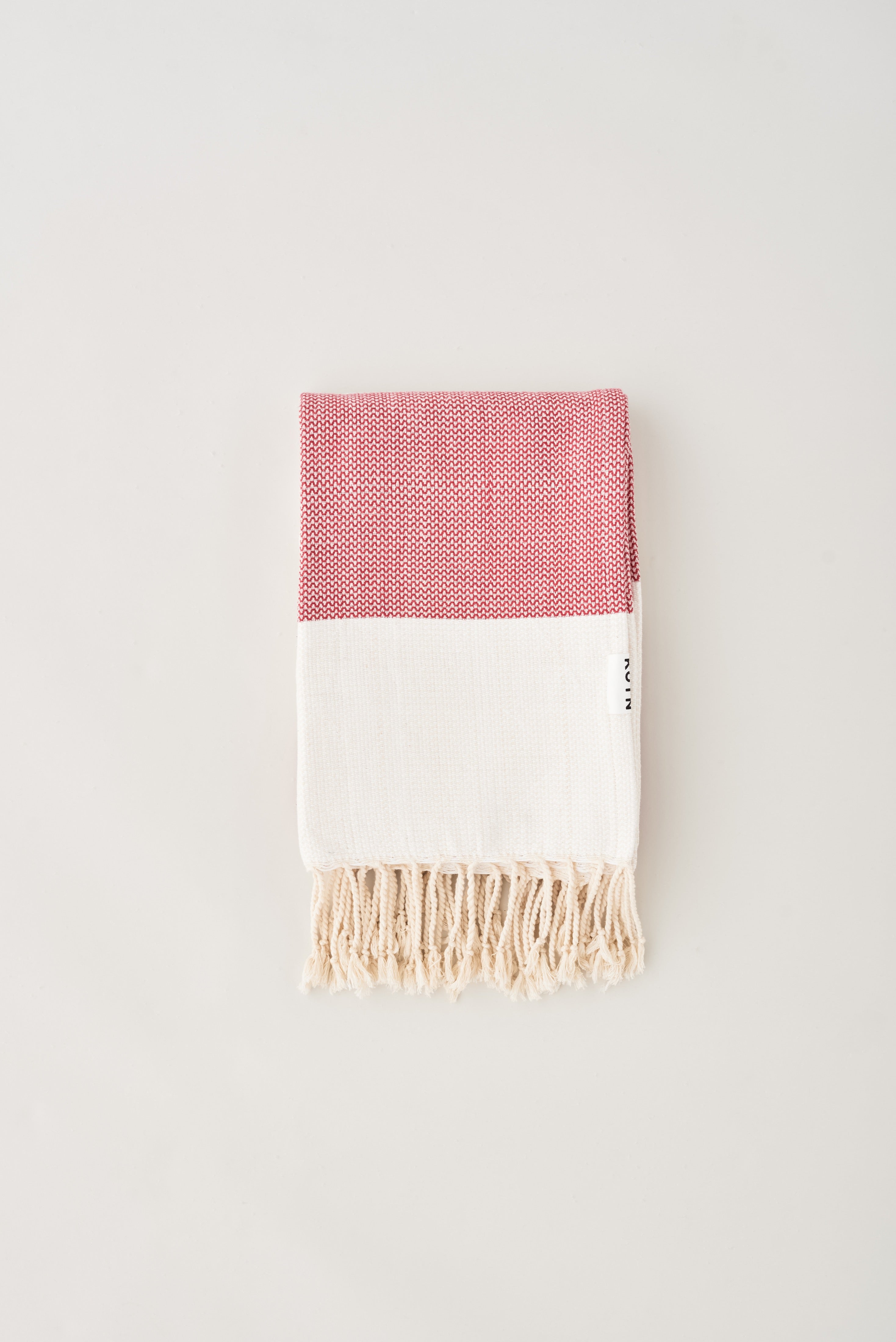 Hammam Towel in Scarlet Stripe