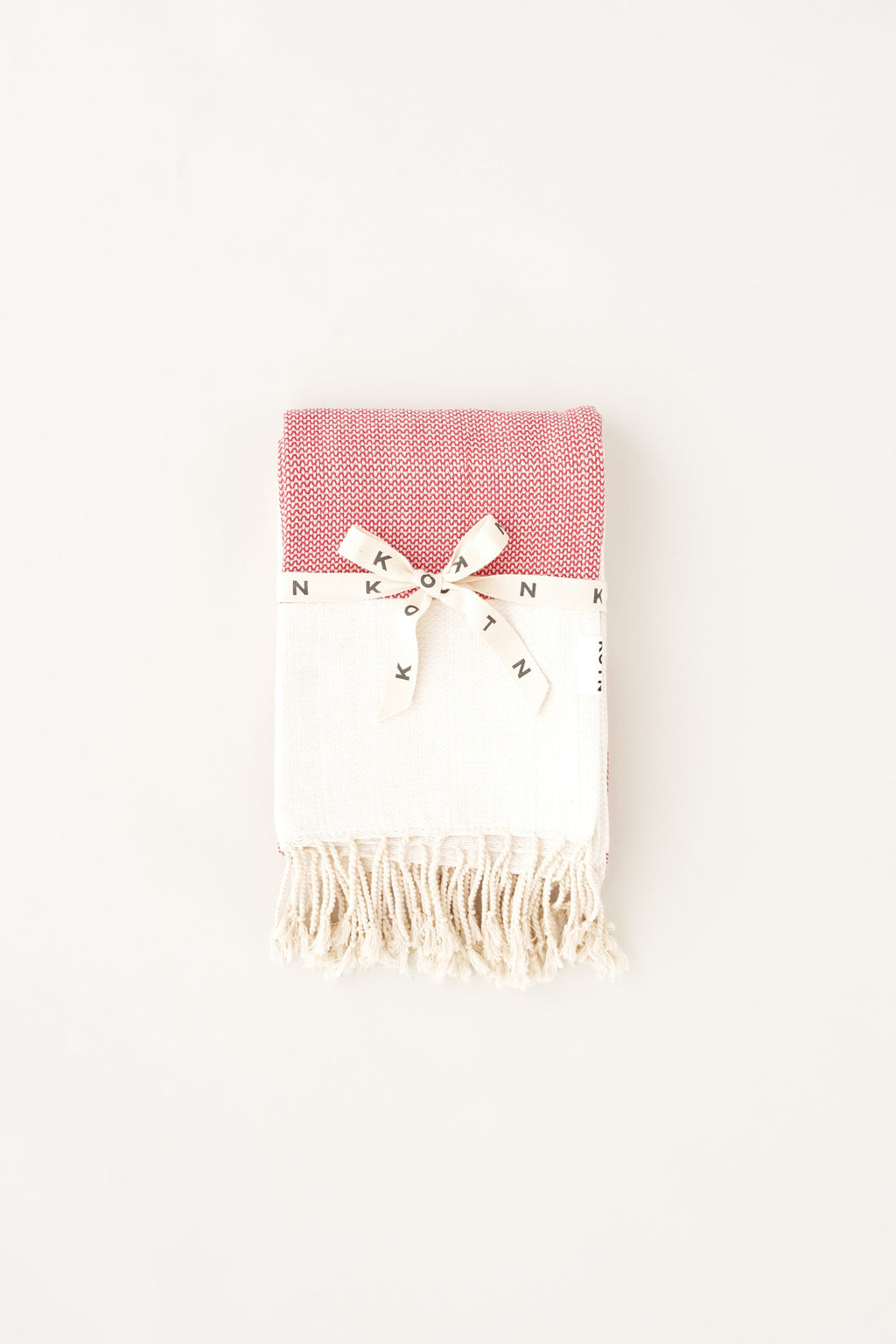 Hammam Towel in Scarlet Stripe