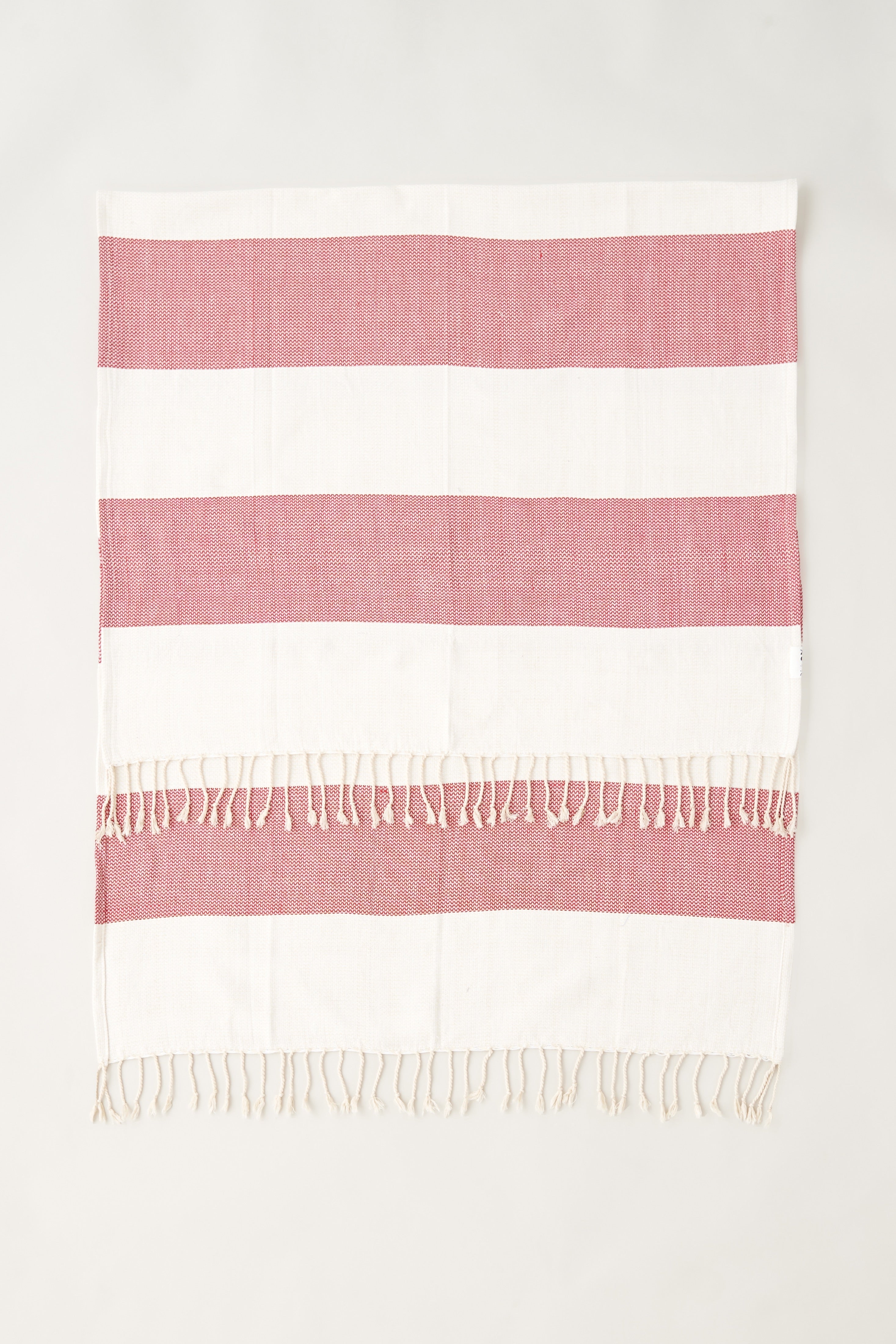 Hammam Towel in Scarlet Stripe