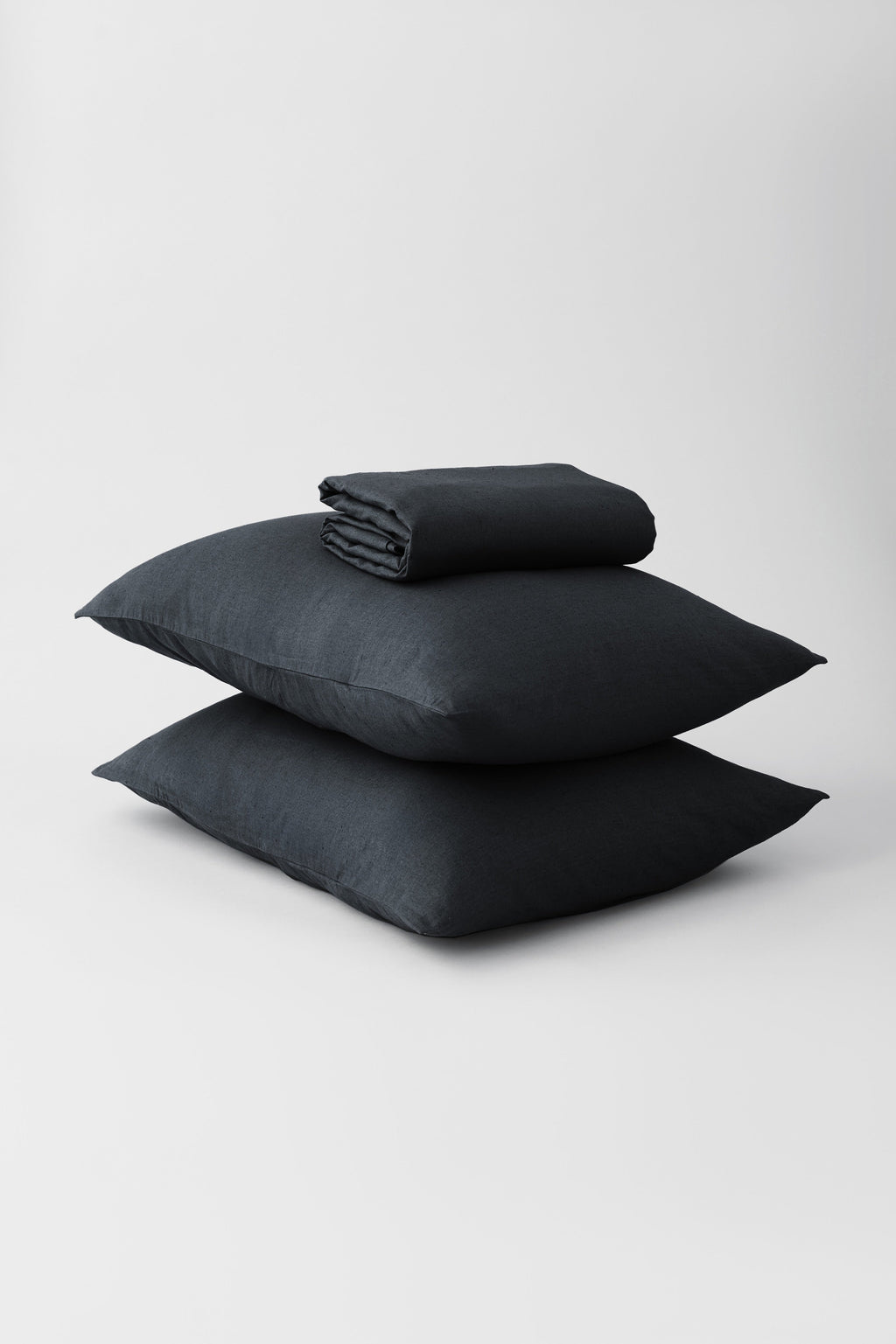 Linen Fitted Sheet and Pillow Set