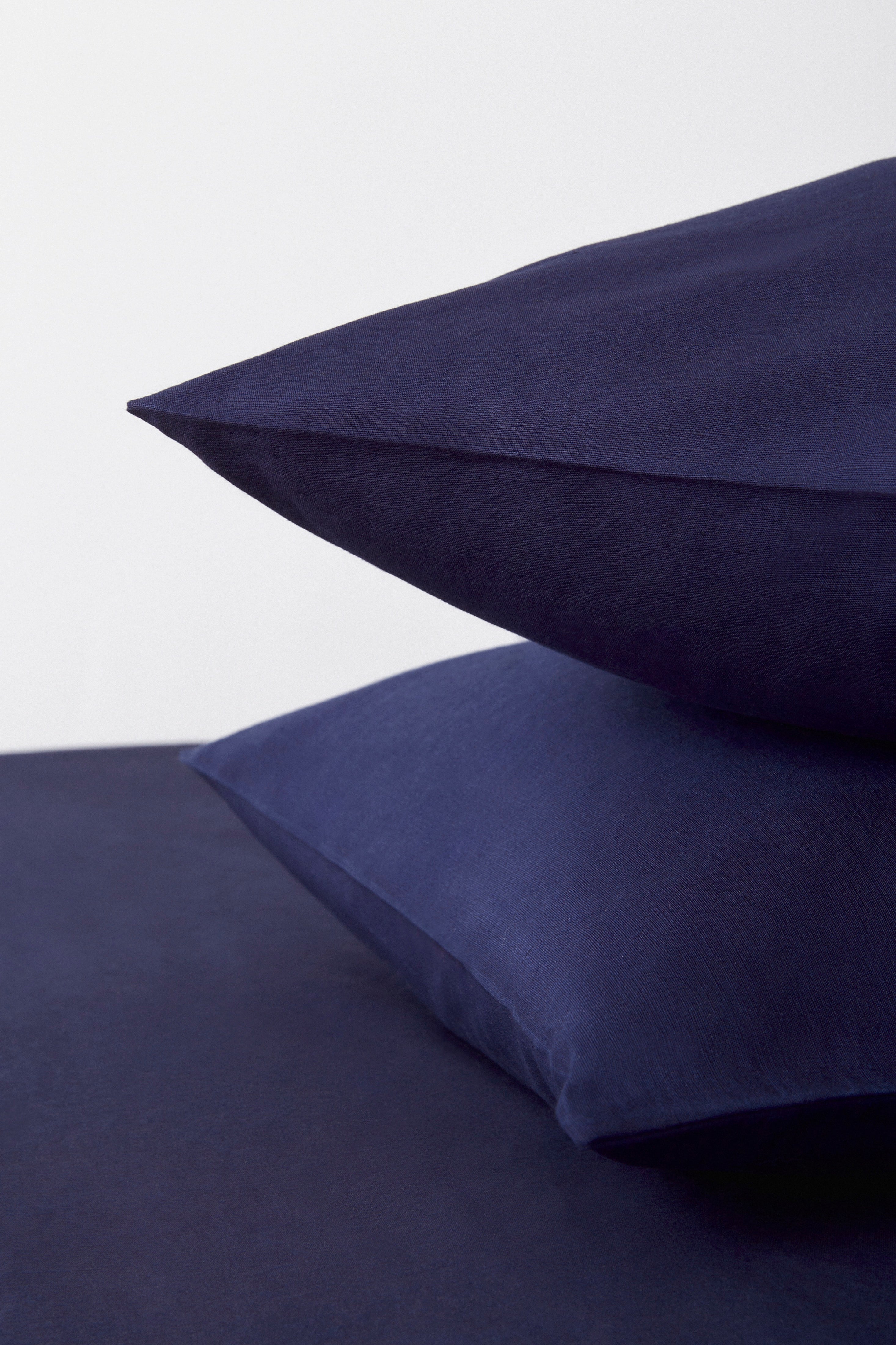 Linen Fitted Sheet and Pillowcase Set