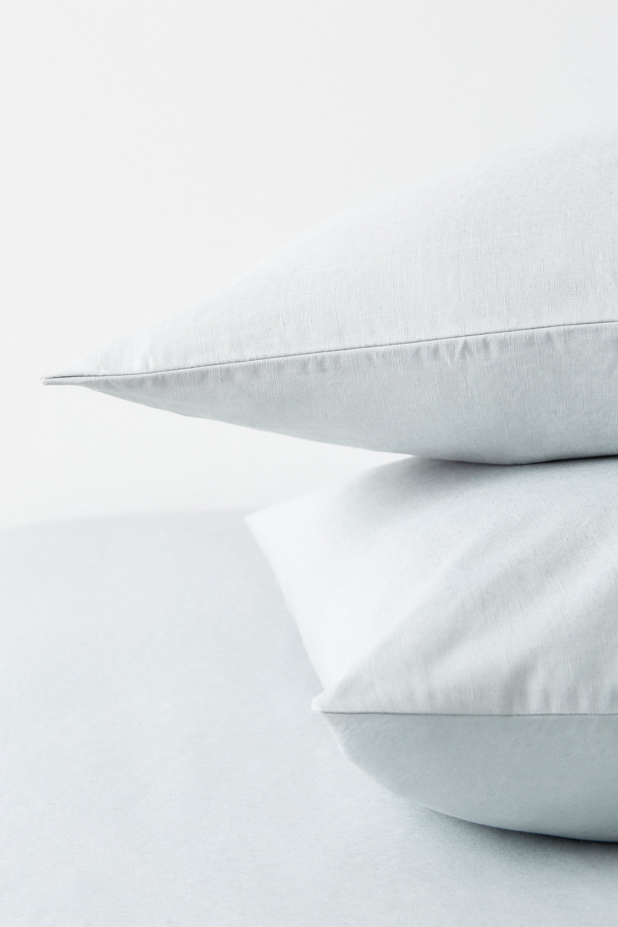 Linen Fitted Sheet and Pillowcase Set