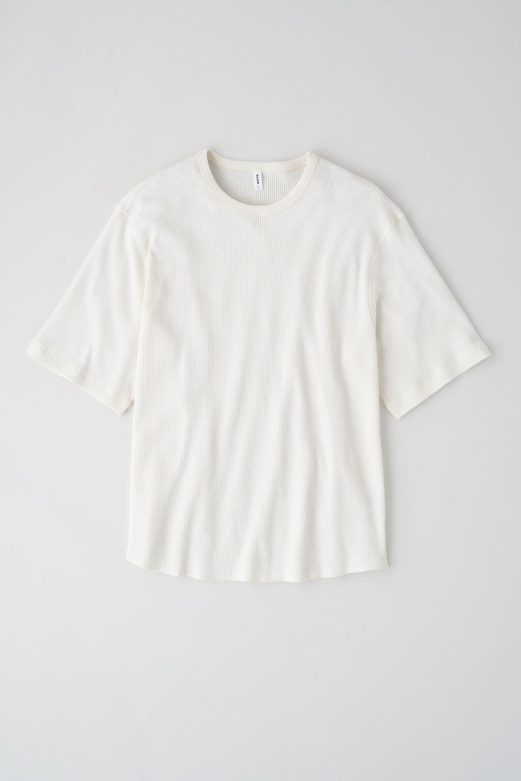 Men's Atlas Waffle Crew in Marshmallow