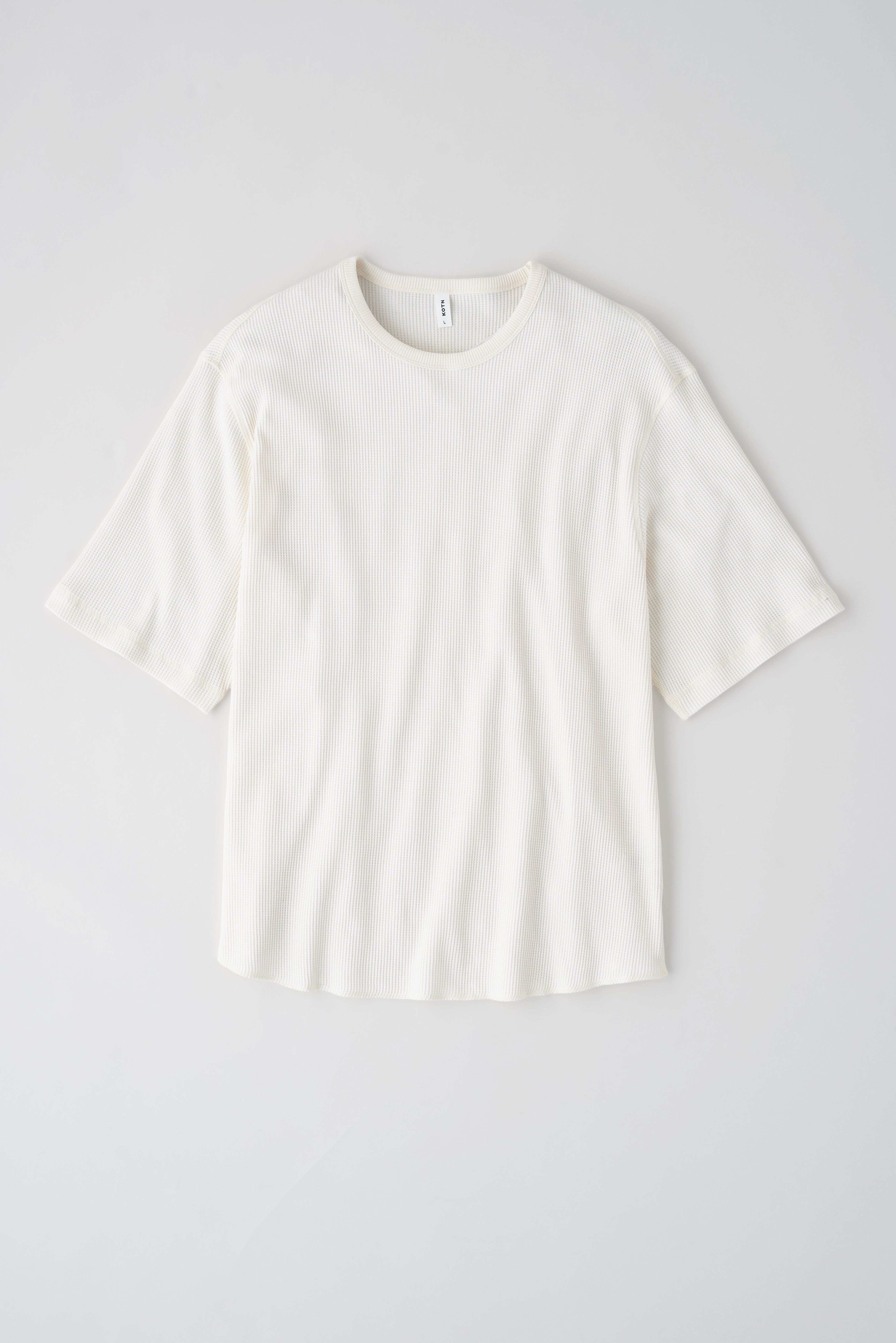 Men's Atlas Waffle Crew in Marshmallow