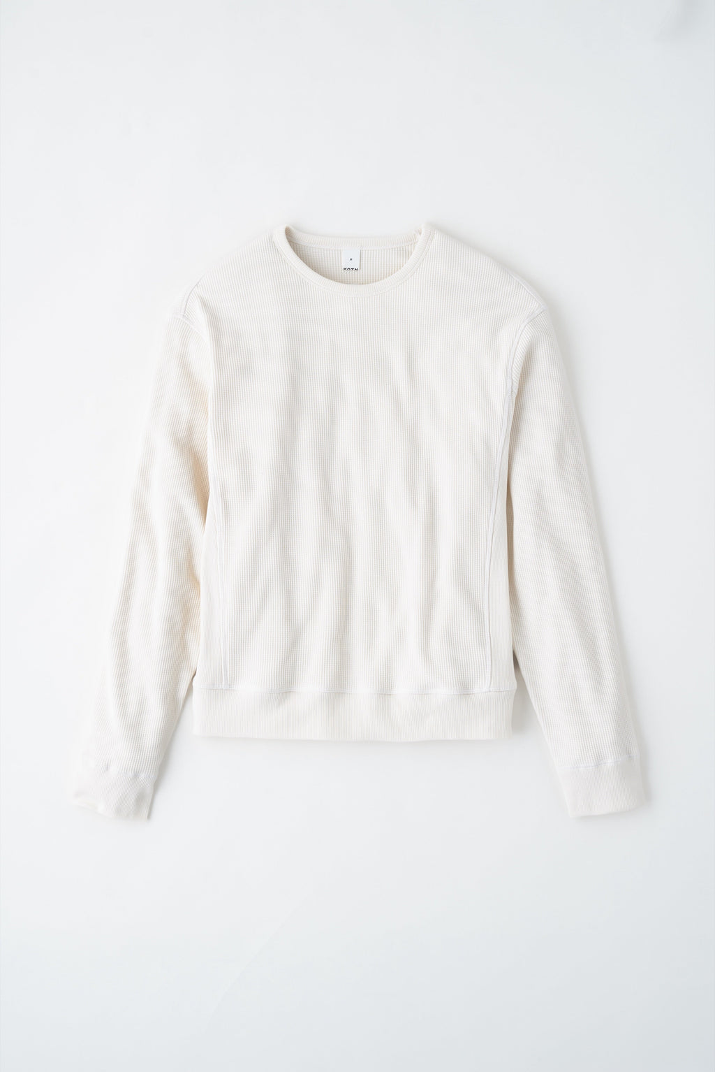 Men's Atlas Waffle Sweatshirt in Marshmallow