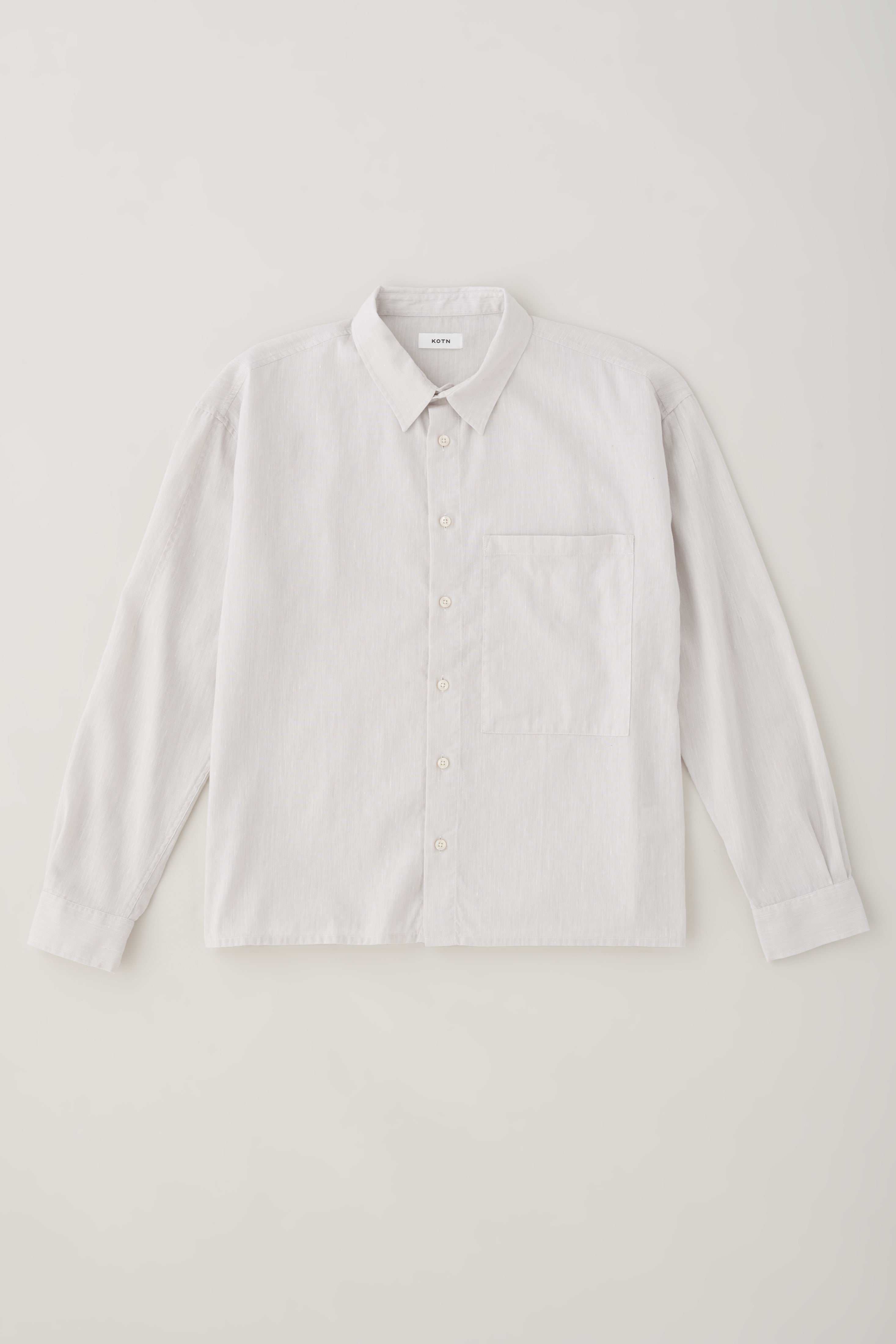 Men’s Cairo Linen Shirt in Natural