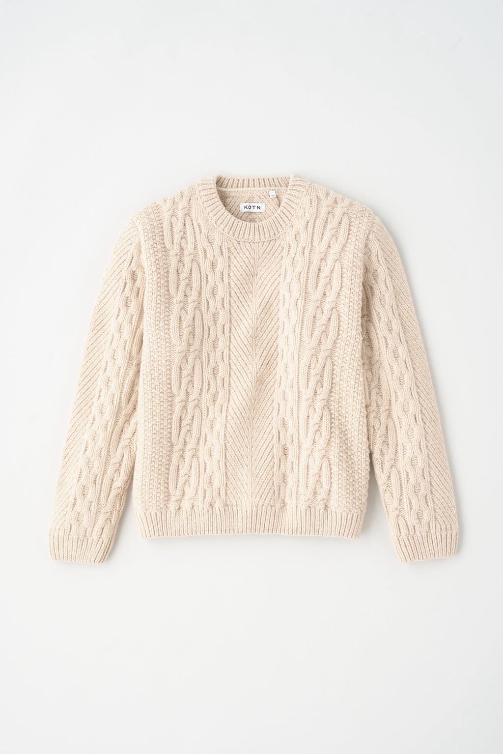 Men's Fisherman Sweater in Moon