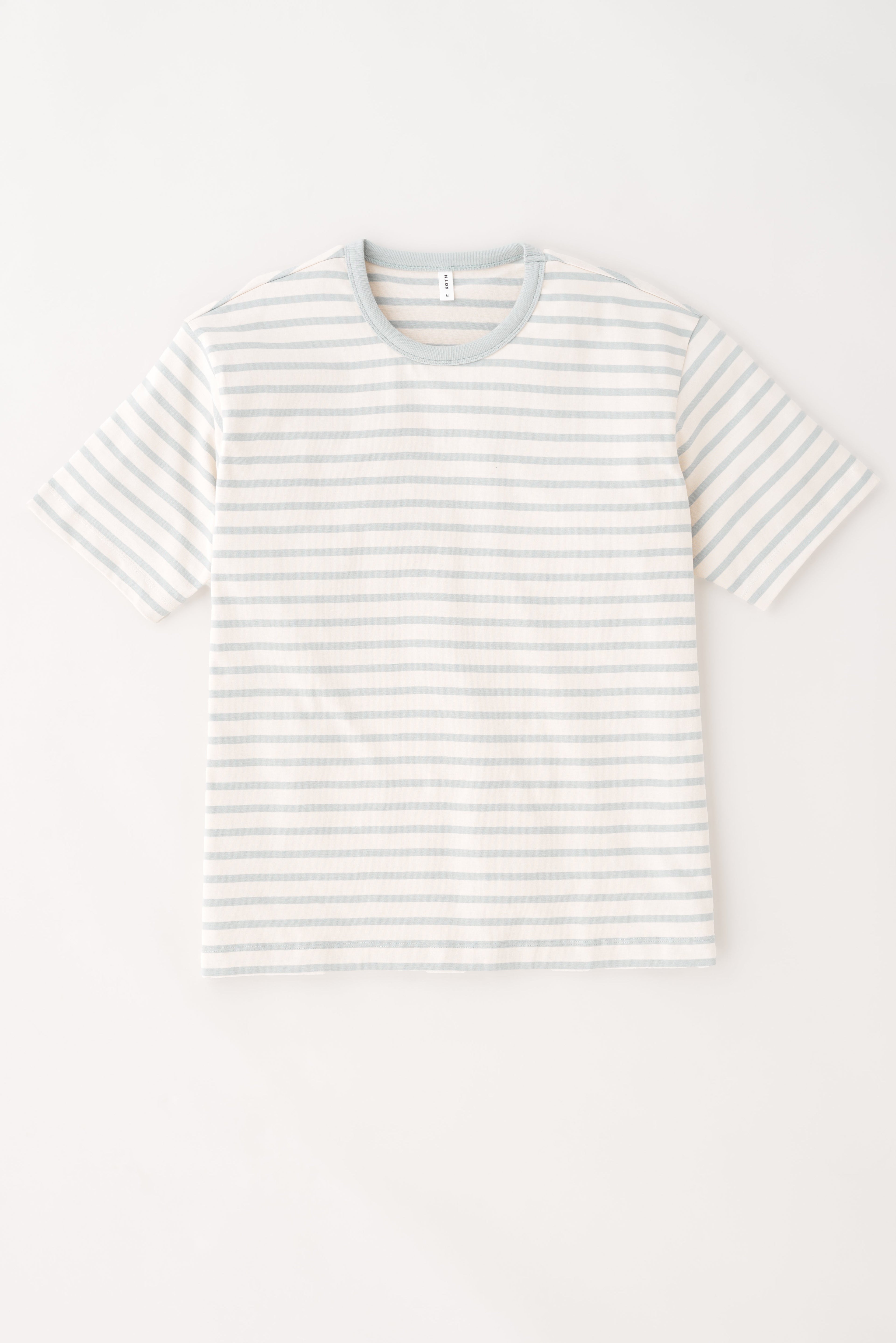 Heavyweight Box Crew in Birch/Puritan Grey