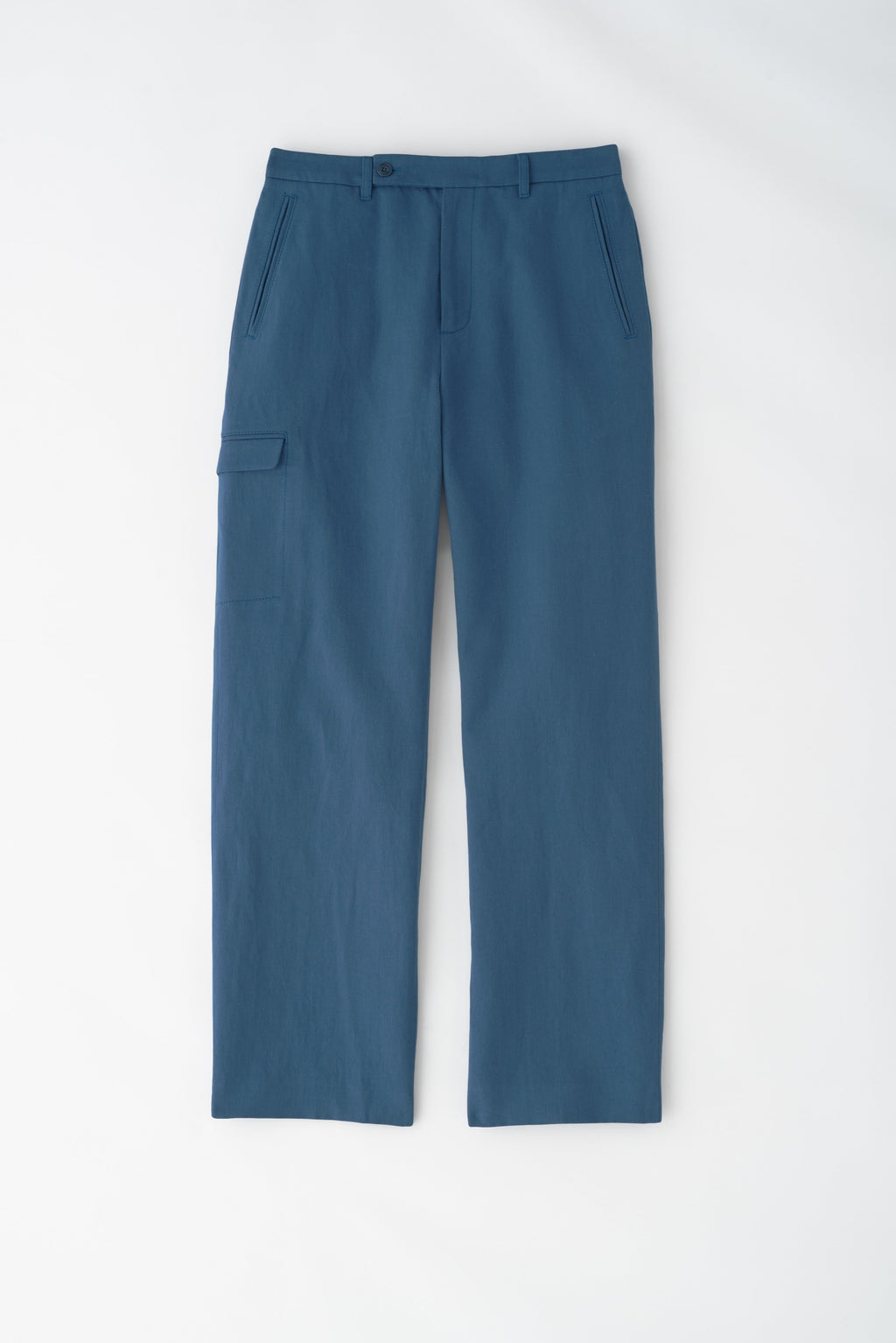 Men's Laureate Linen Trouser in Nile Blue