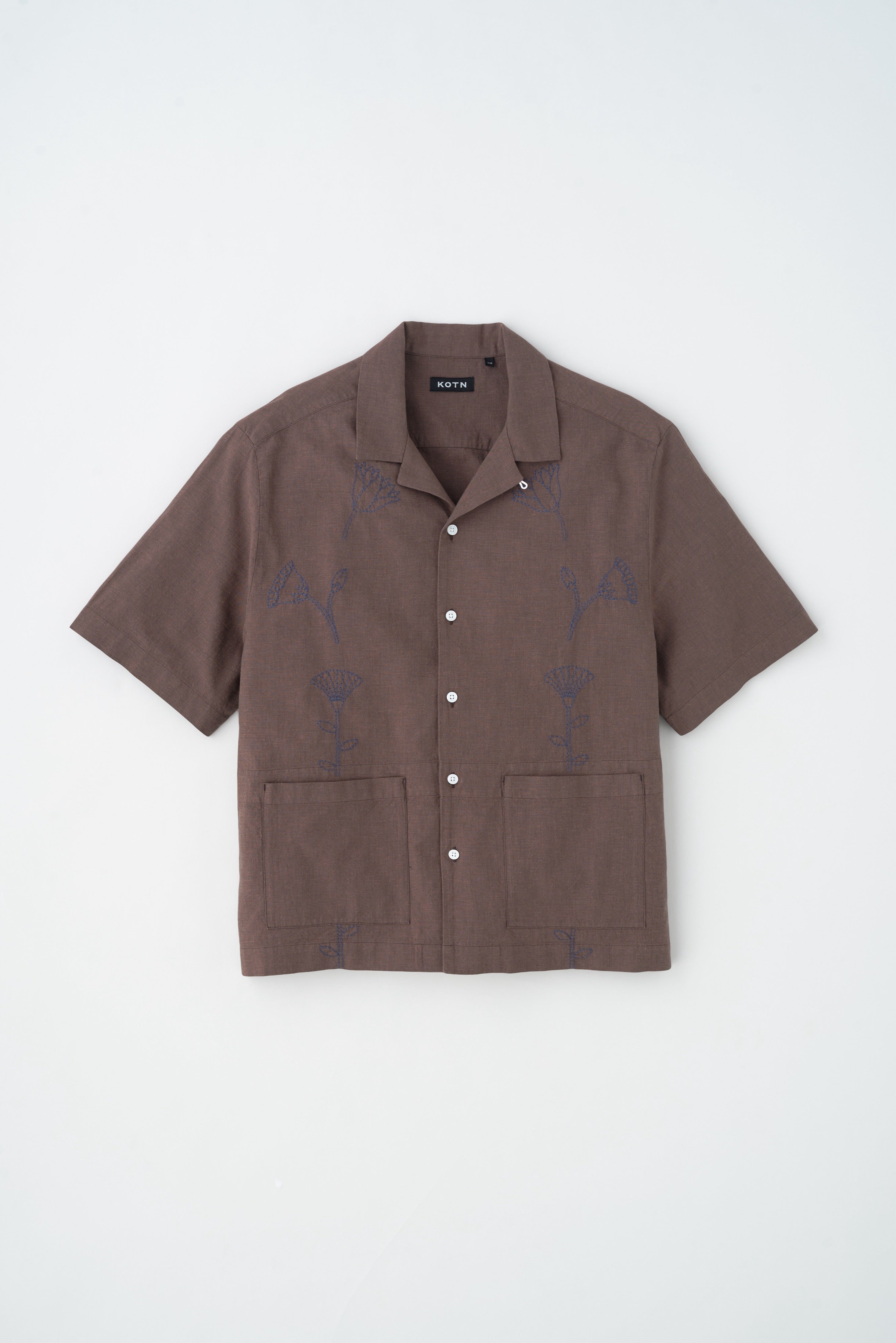Men’s Linen Camp Shirt