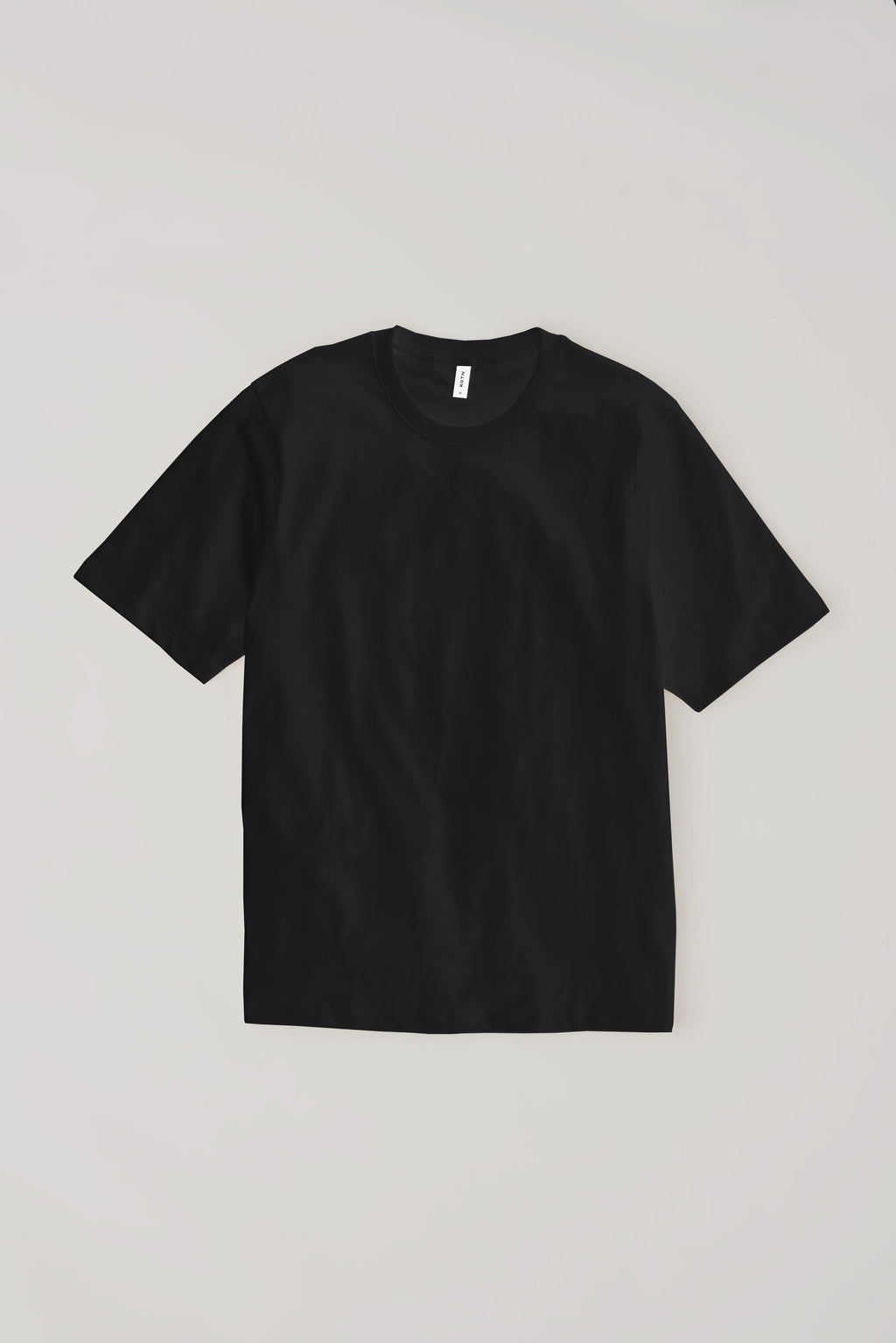 Midweight T-shirt in Black