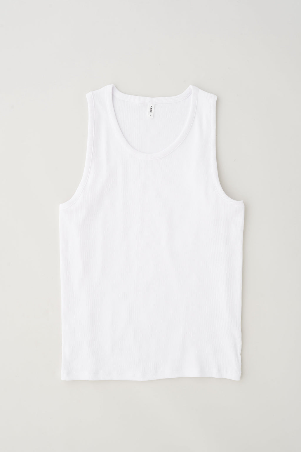 Rib Tank in White