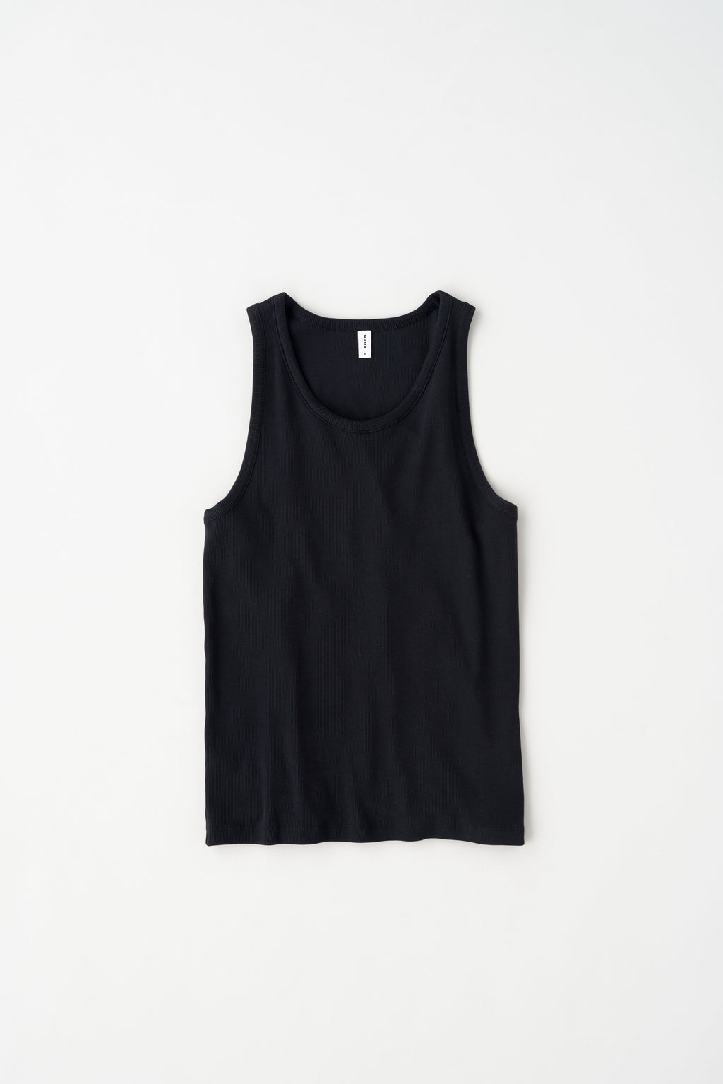 Men's Rib Tank in Black