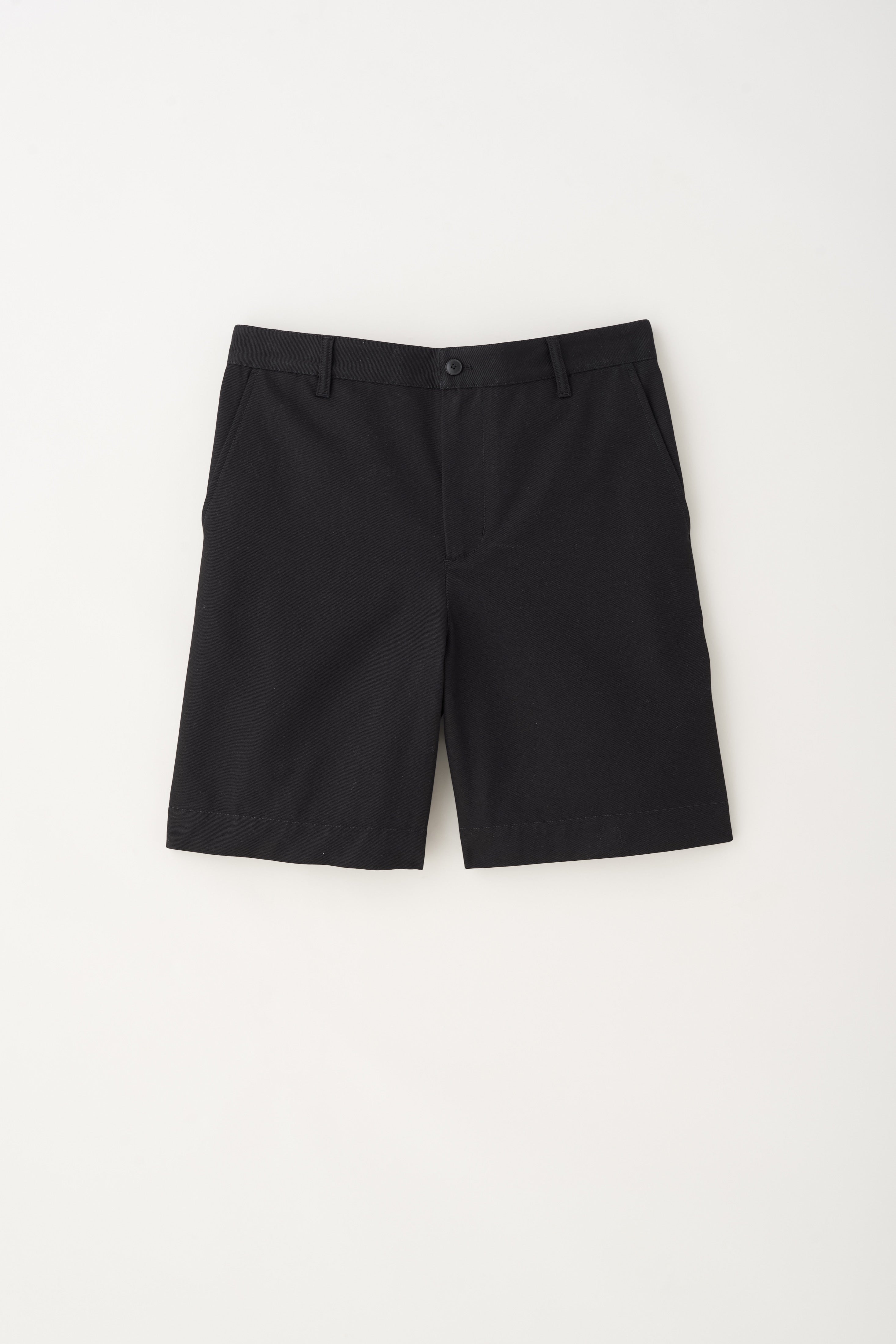 Twill Shorts in Black