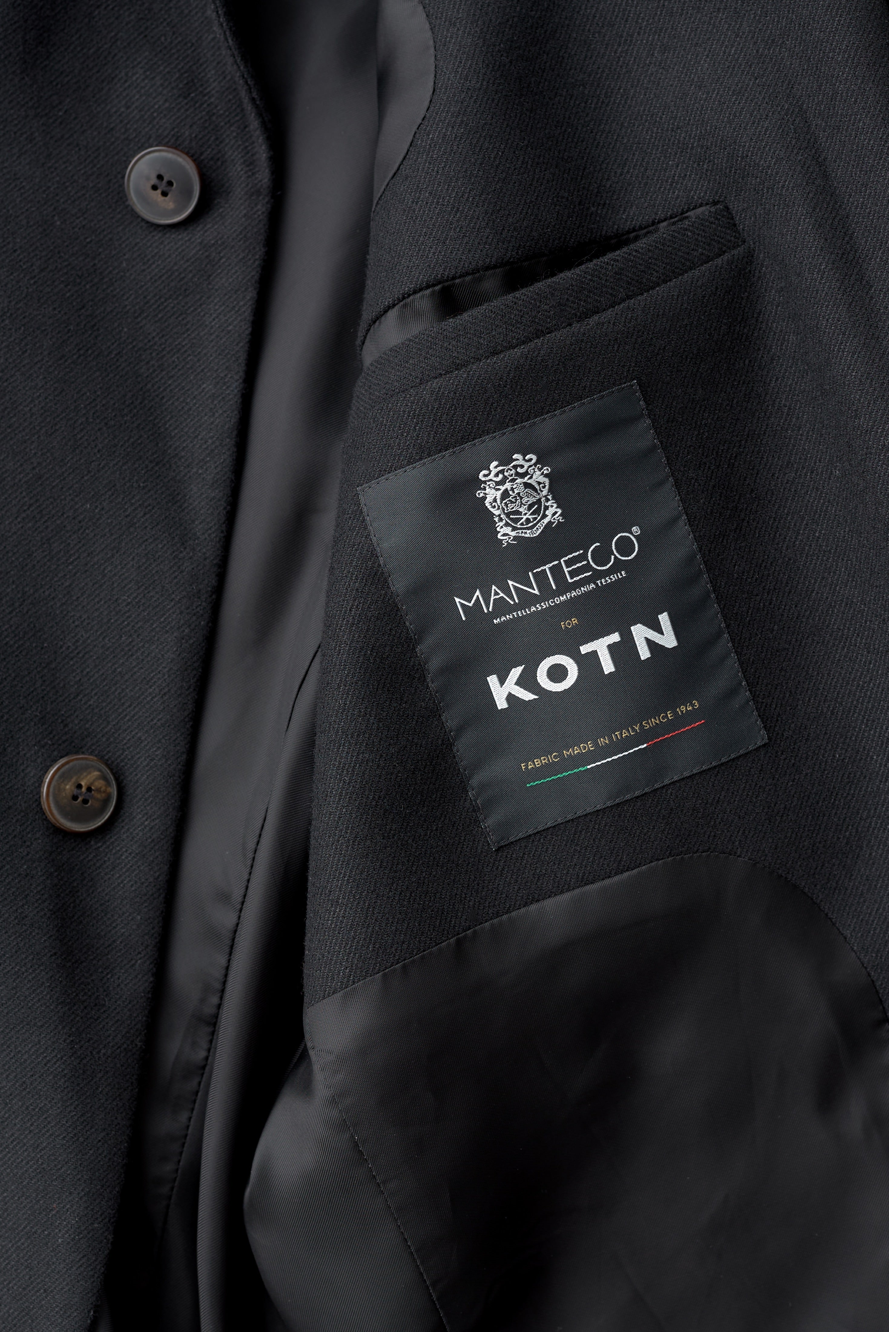 Men's Wool Laureate Jacket in Black