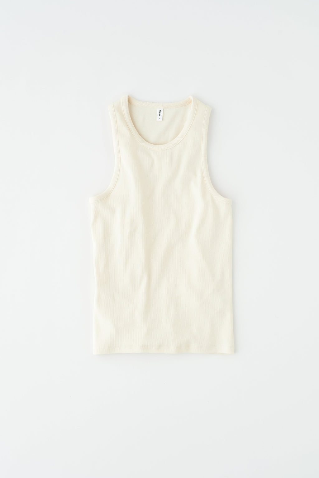 Men's Rib Tank in Natural