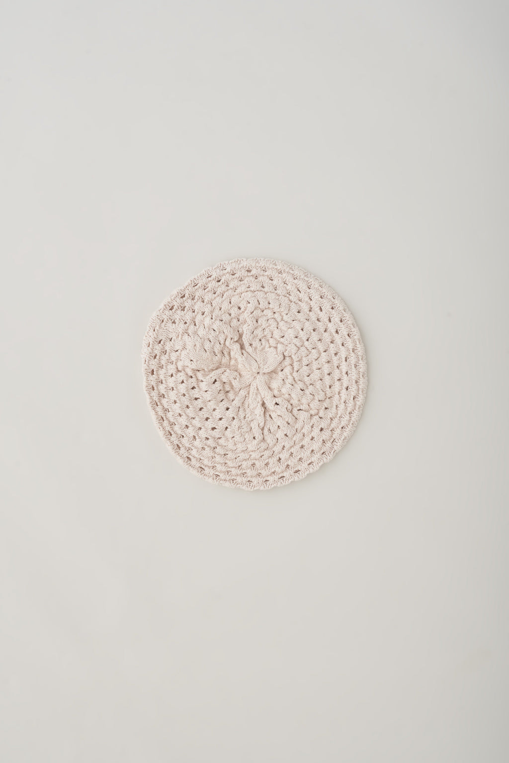 Mina Beret in Sandshell