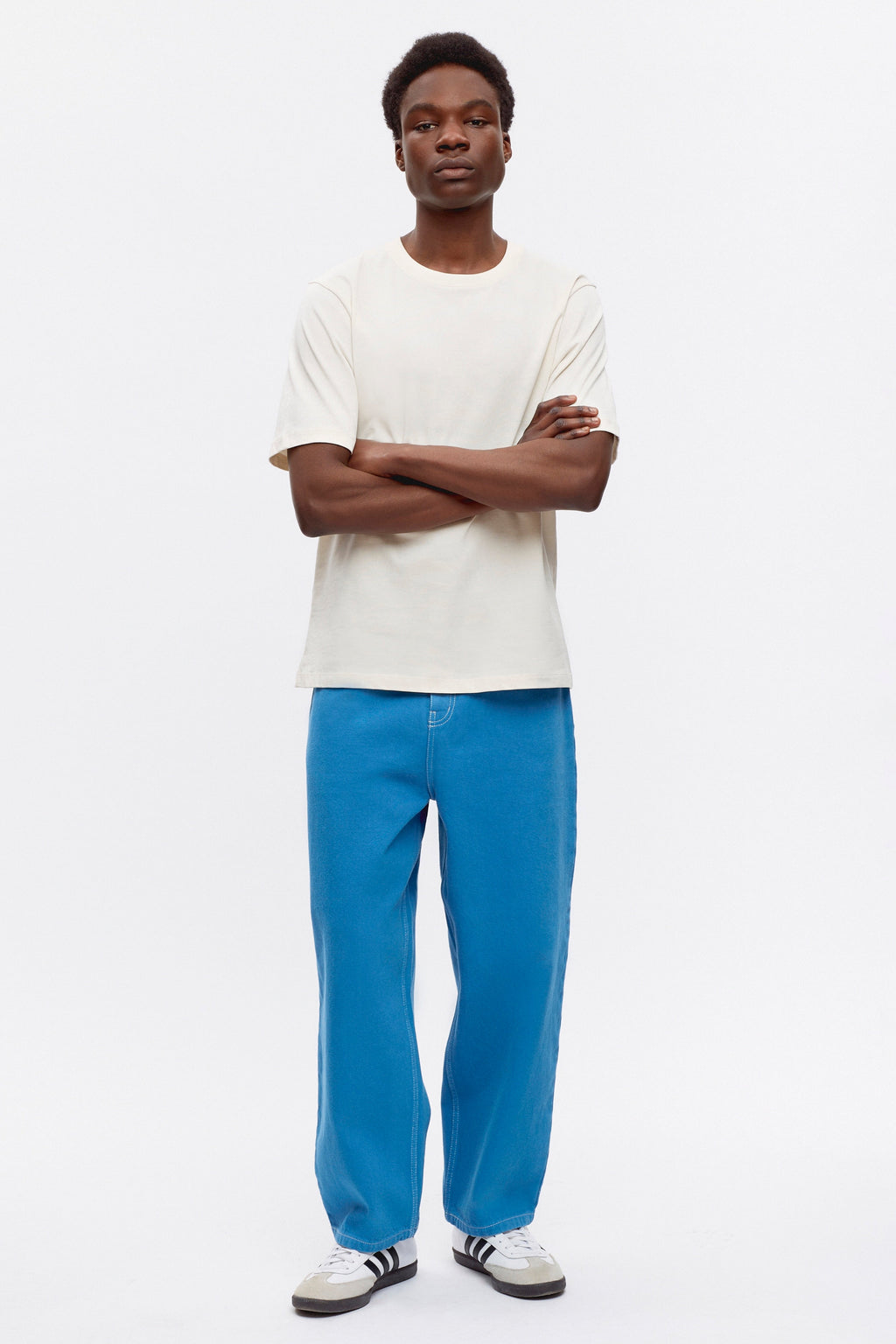 Juslin is 5ft 11in, a regular size 30 and wearing a 32.