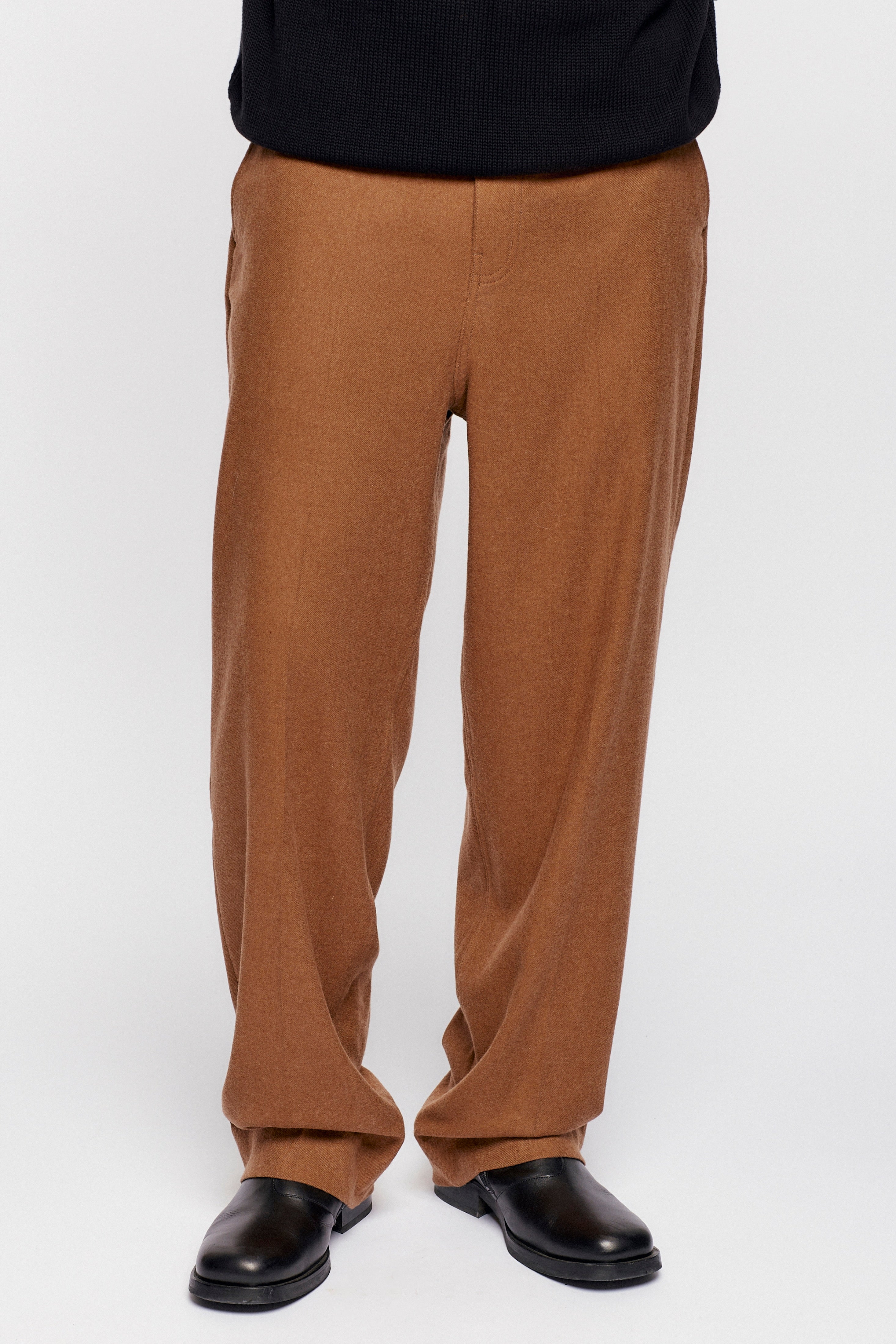 Buma Wool Trouser in Tan