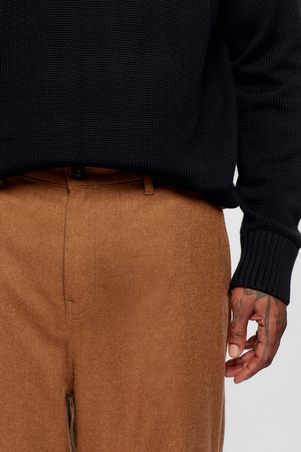 Buma Wool Trouser in Tan
