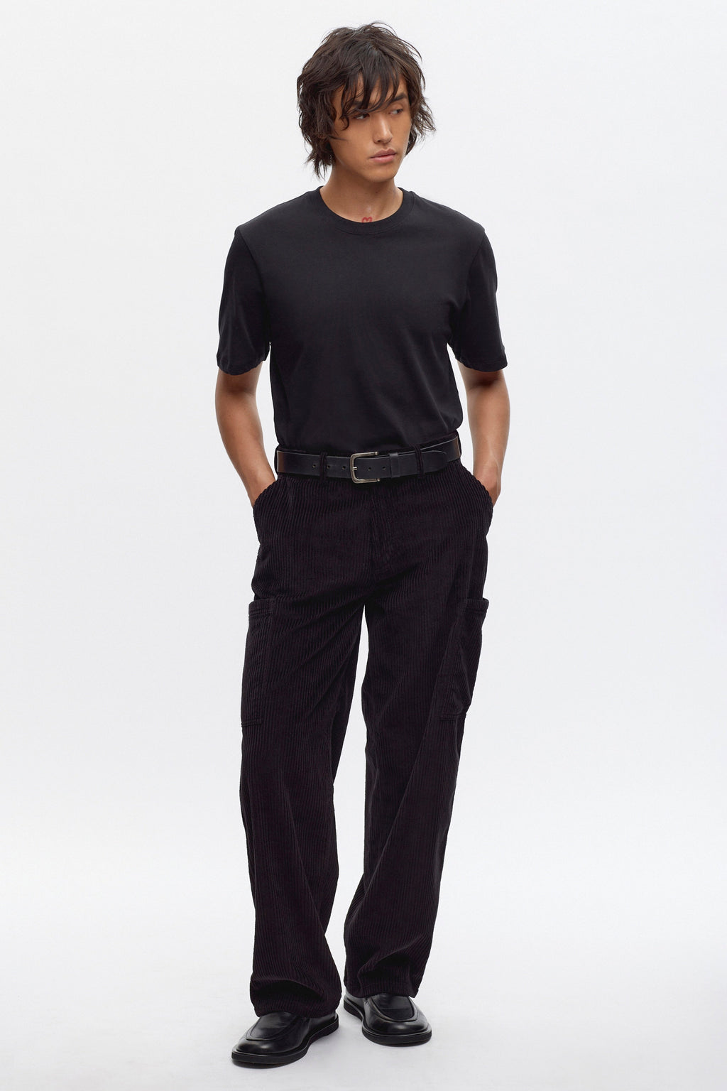 Cord Explorer Pant  in Black