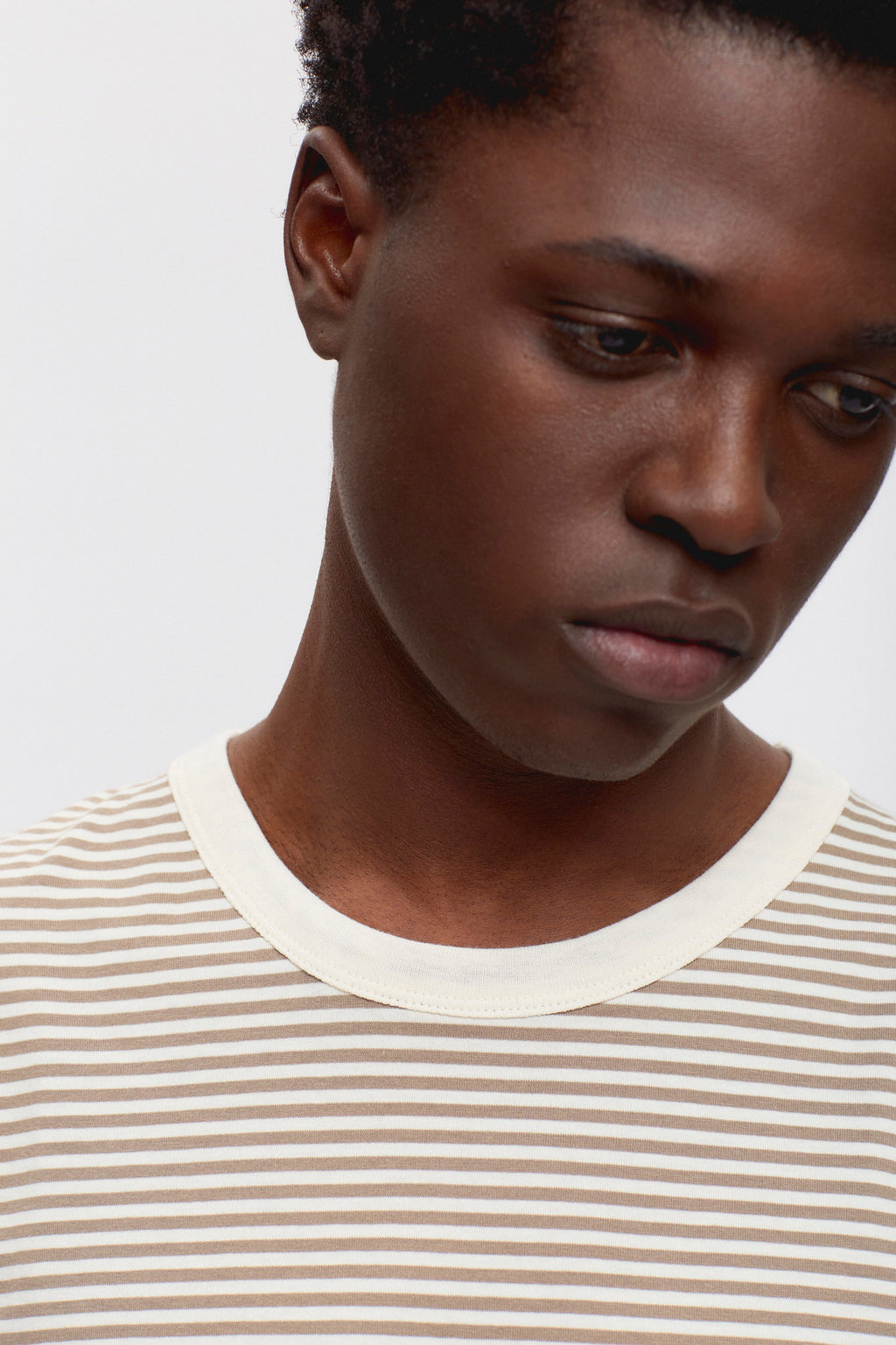 Men's Easy Crew in Brindle/Marshmallow