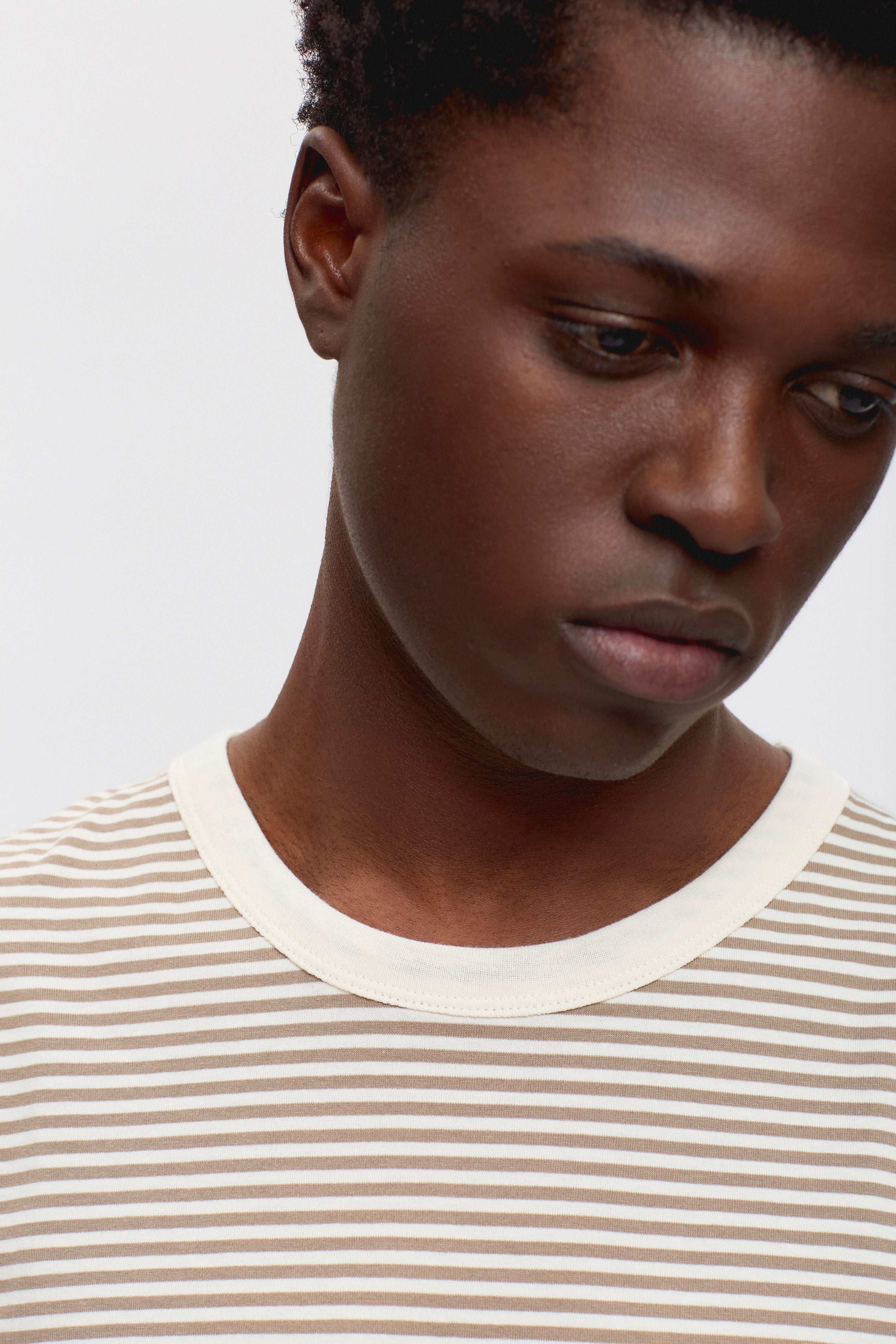 Men's Easy Crew in Brindle/Marshmallow