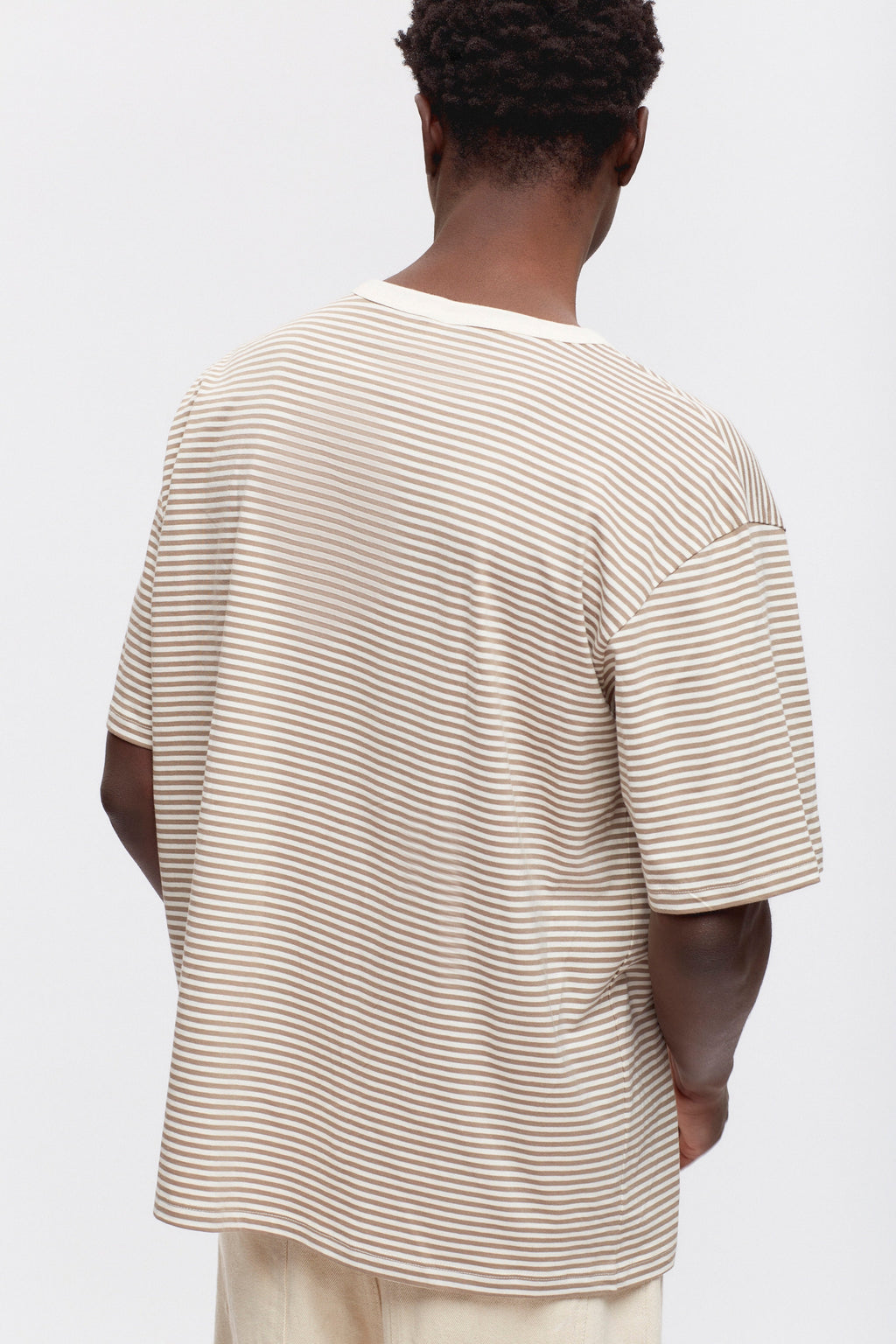 Men's Easy Crew in Brindle/Marshmallow