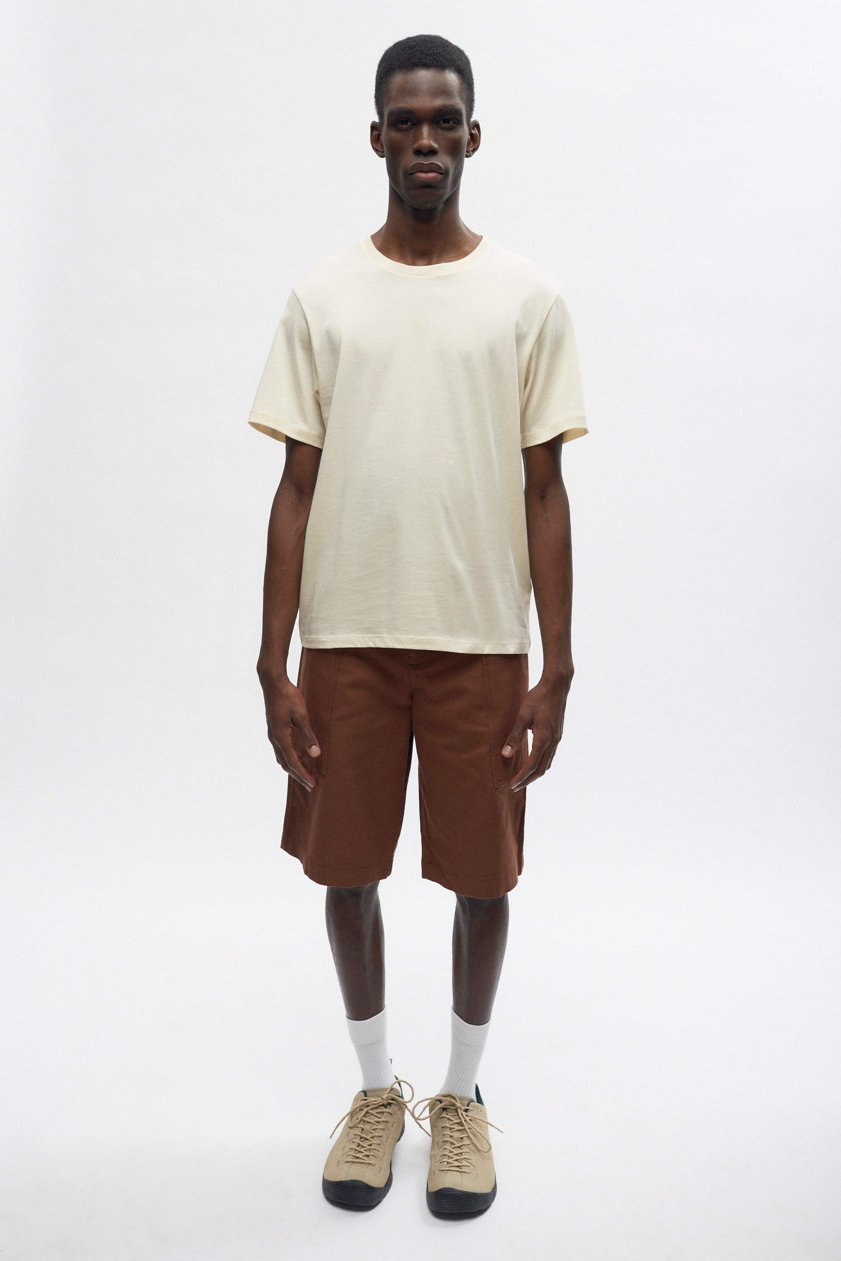 Men's Essential Crew in Natural
