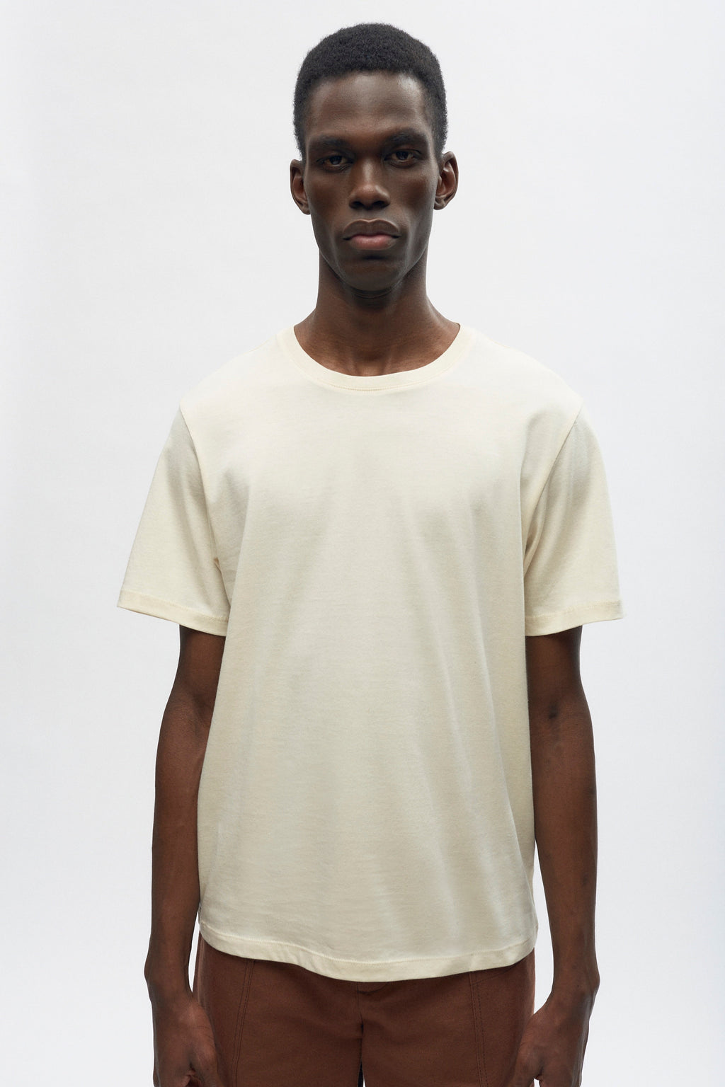 Men's Essential Crew in Natural