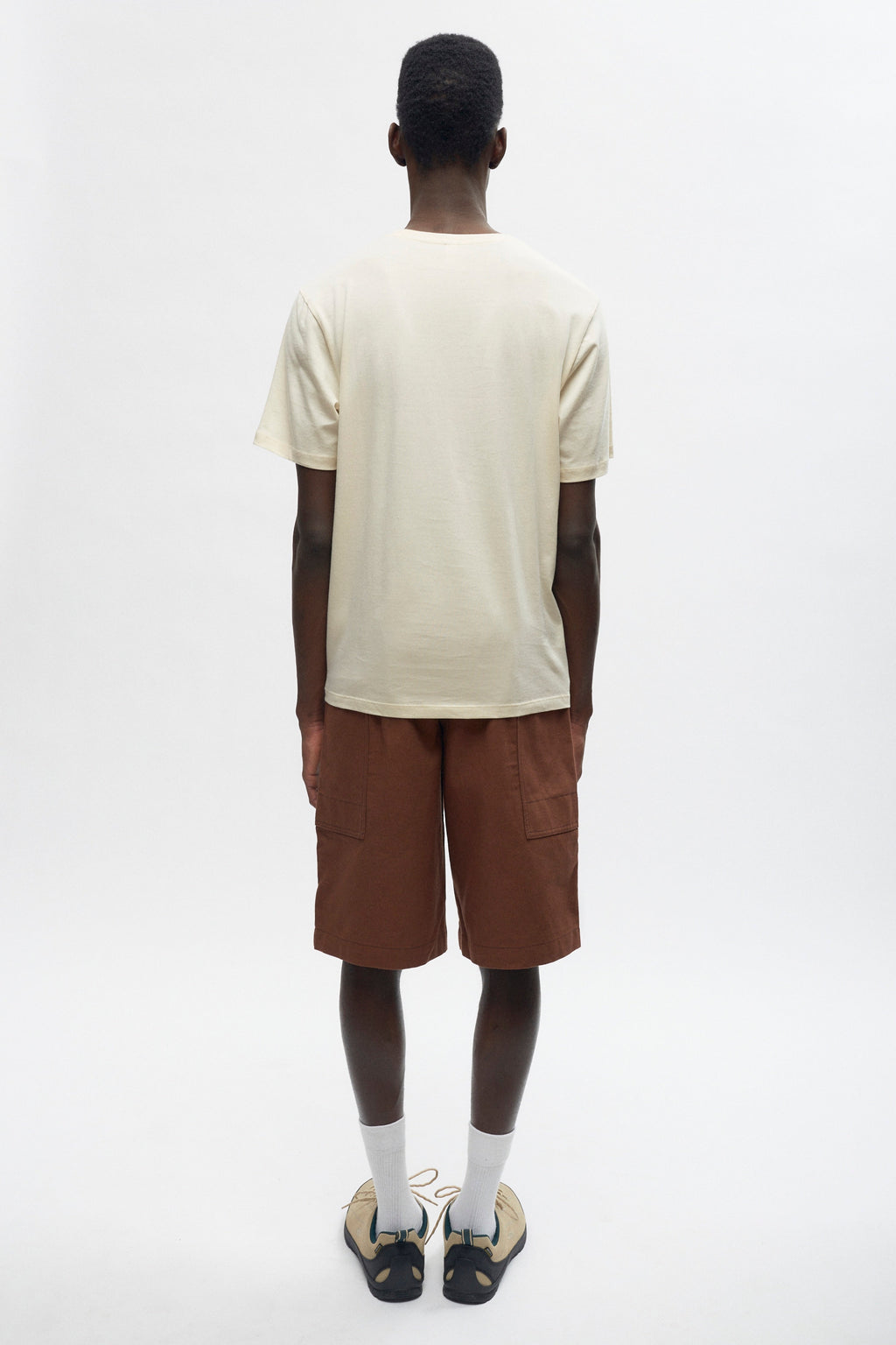 Men's Essential Crew in Natural
