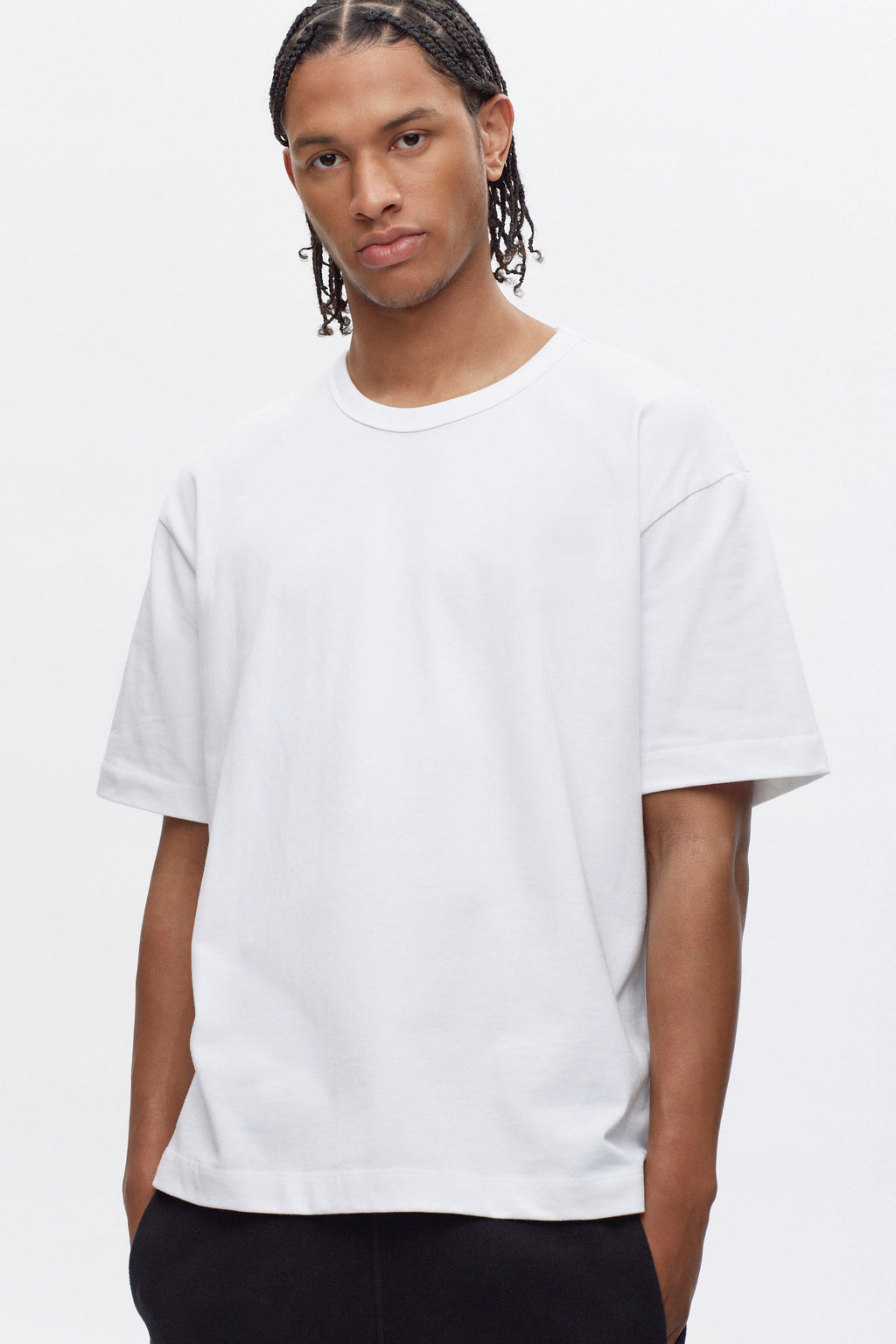 Heavyweight Box Crew in White