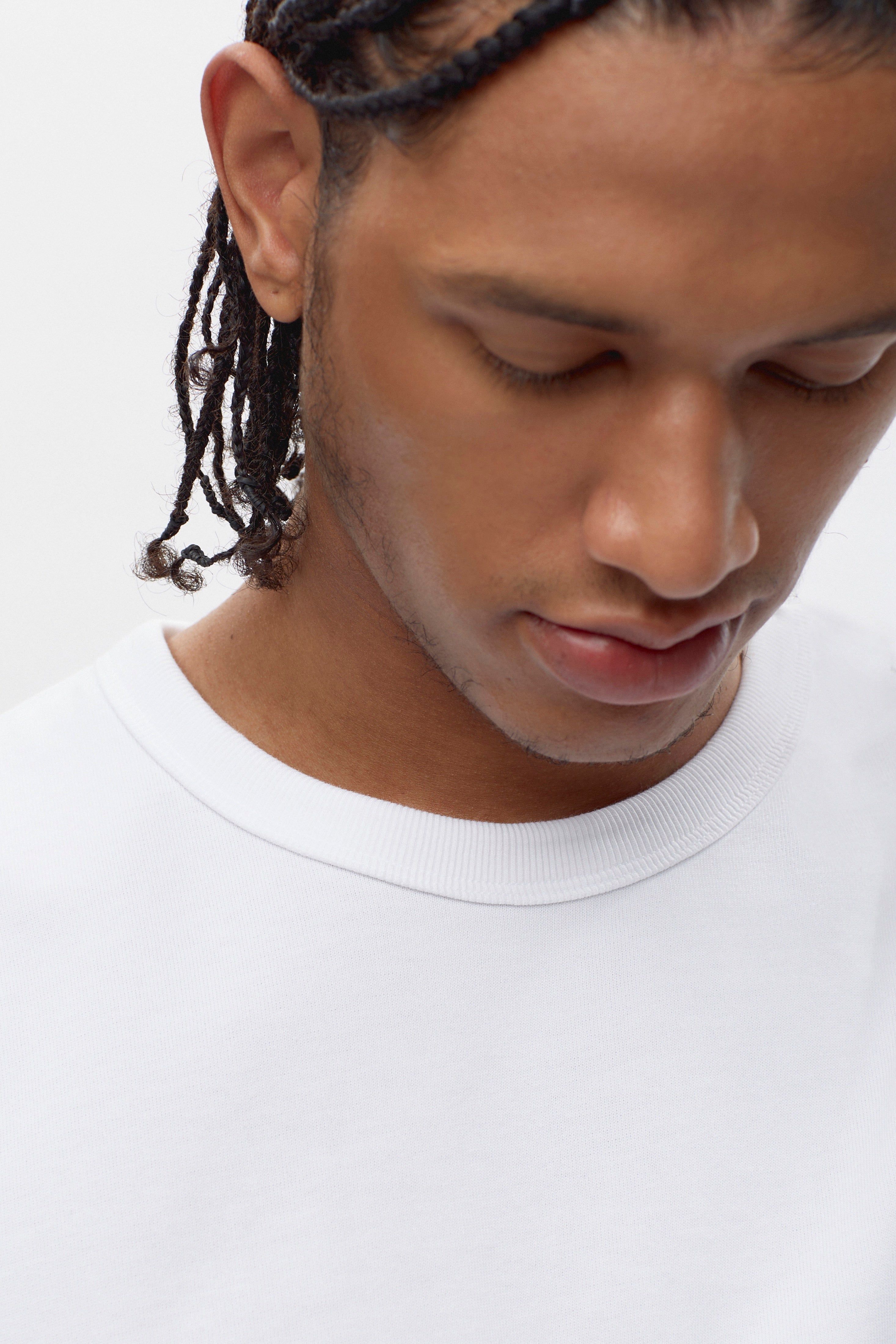 Heavyweight Box Crew in White