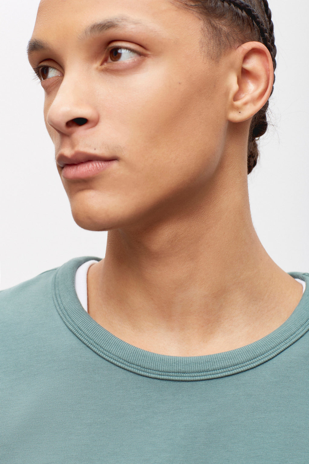 Heavyweight Longsleeve in Silver Pine